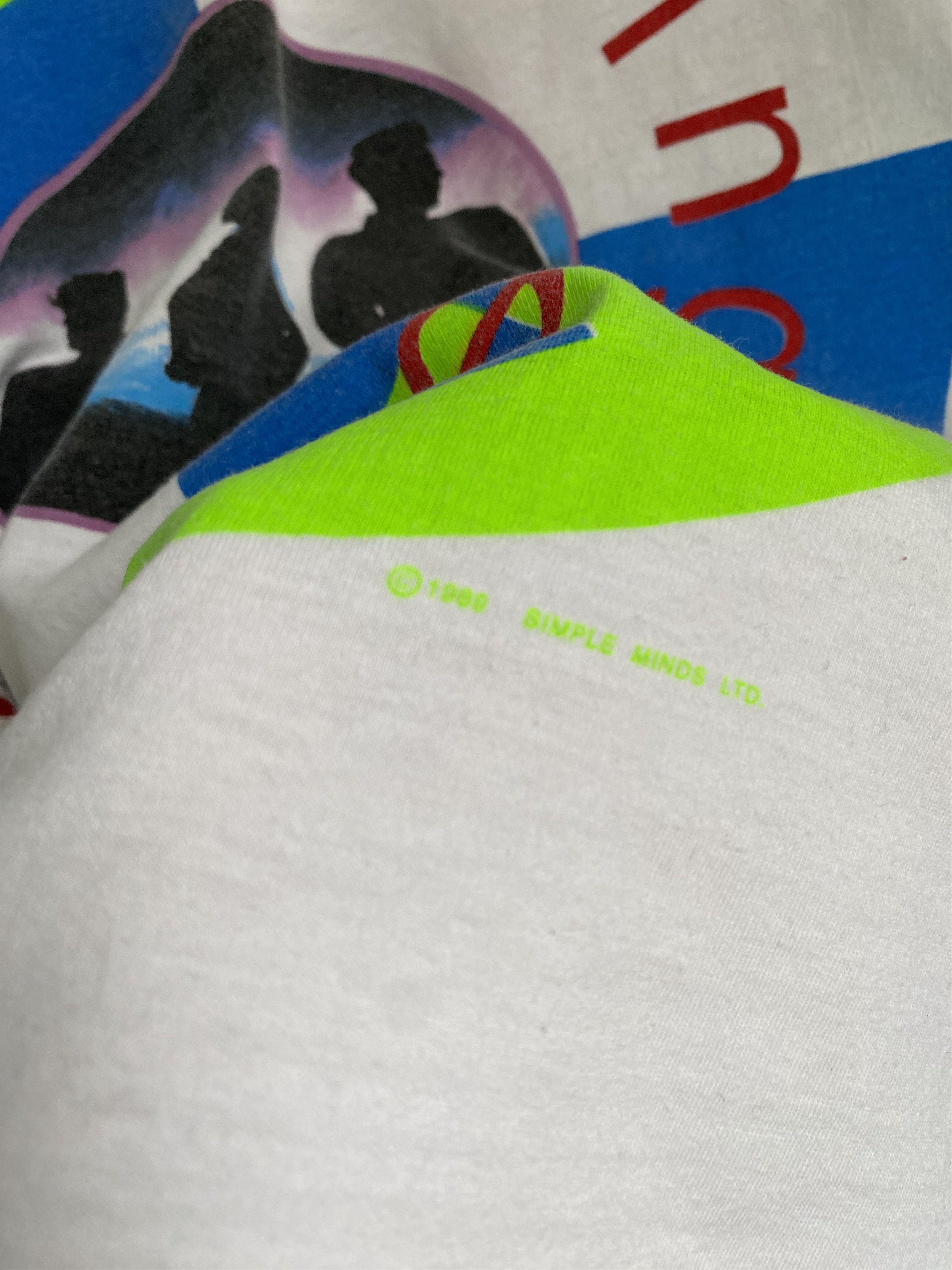 Band Tees × Vintage vintage 80s street fighting years simple minds rock t-shirt Size US L / EU 52-54 / 3 - 6 Thumbnail