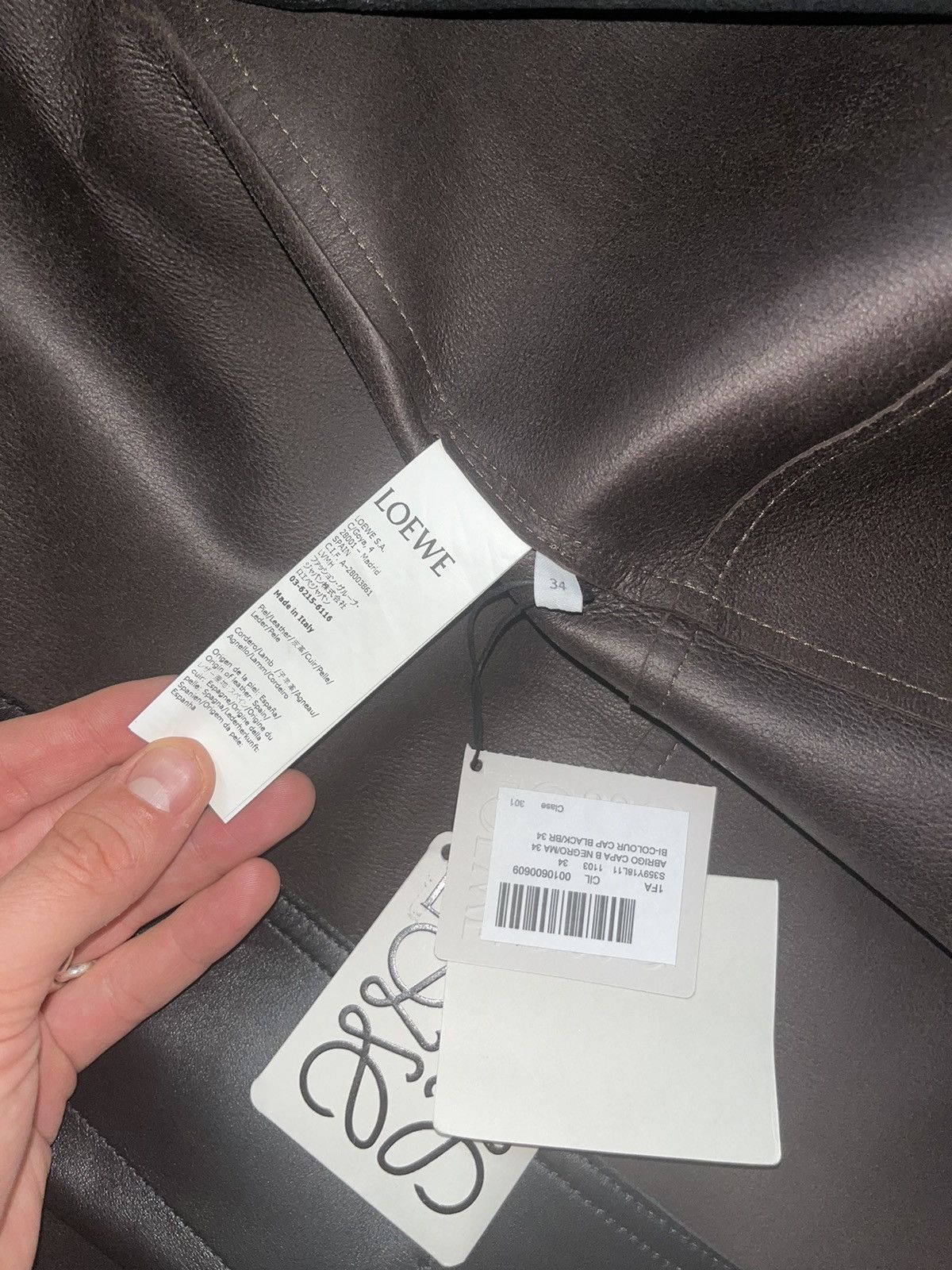 Loewe Loewe leather cloak Size M / US 6-8 / IT 42-44 - 12 Thumbnail