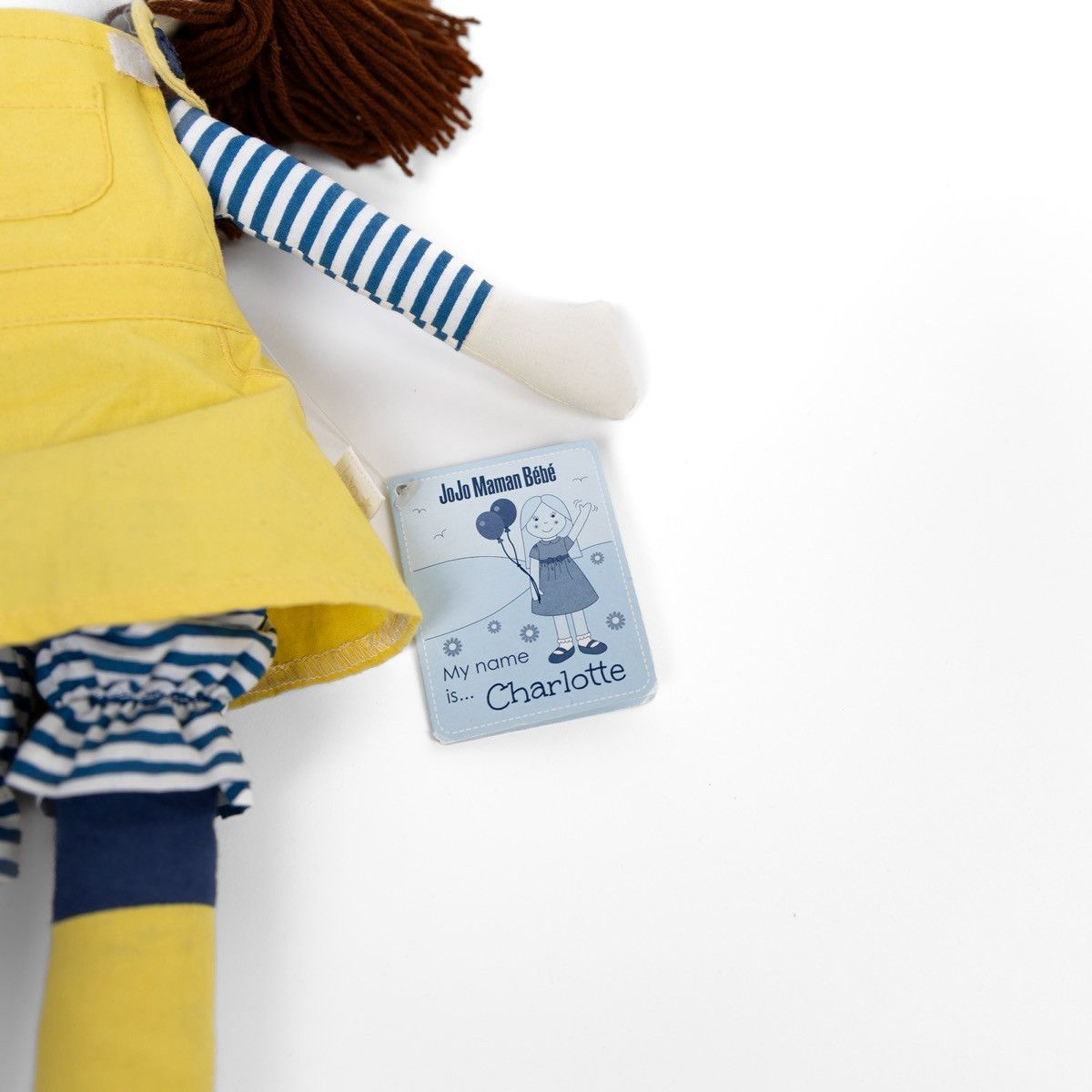 Bebe JoJo Maman Bebe Rag Doll Plush Toy Girl Soft Fabric Kids Size ONE SIZE - 5 Thumbnail