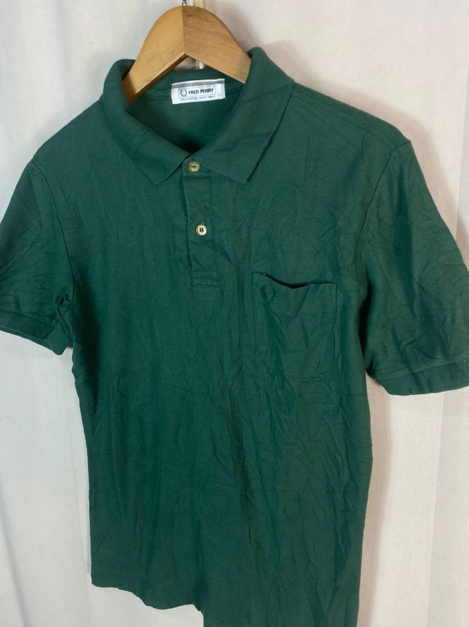 Fred Perry × Vintage Vintage Fred perry single pocket polos shirt Size US M / EU 48-50 / 2 - 2 Thumbnail