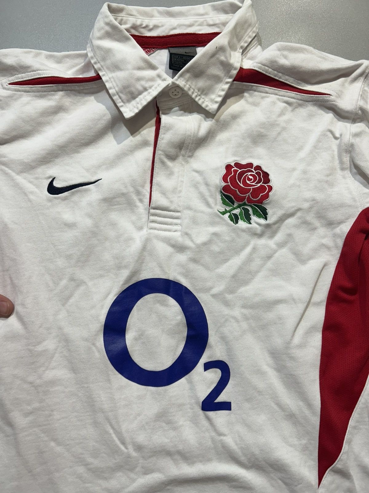 Nike Rugby nike England O2 Vintage World Cup Winner White Jersey Size US L / EU 52-54 / 3 - 3 Thumbnail