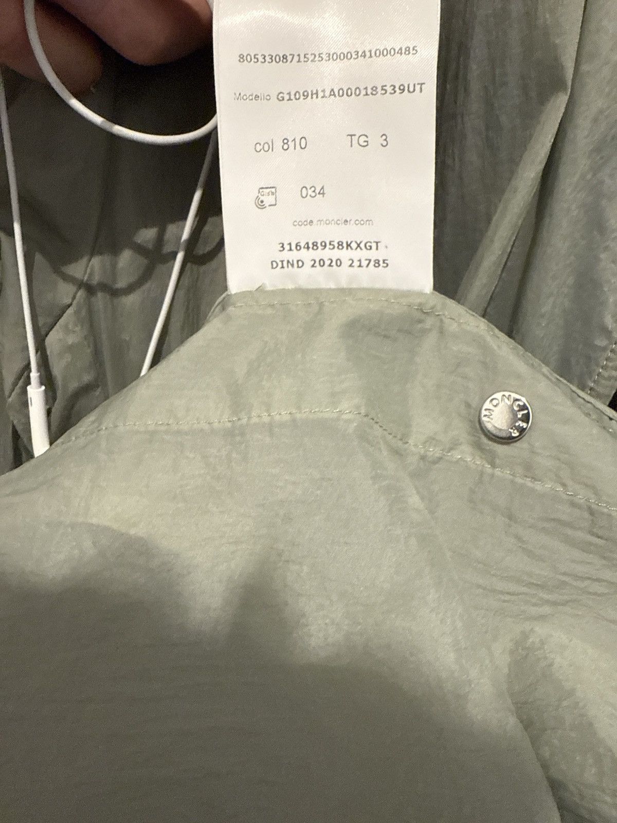 Craig Green × Moncler Moncler Genius x Craig Green Oxybelis Nylon Hooded Jacket Size US M / EU 48-50 / 2 - 8 Thumbnail