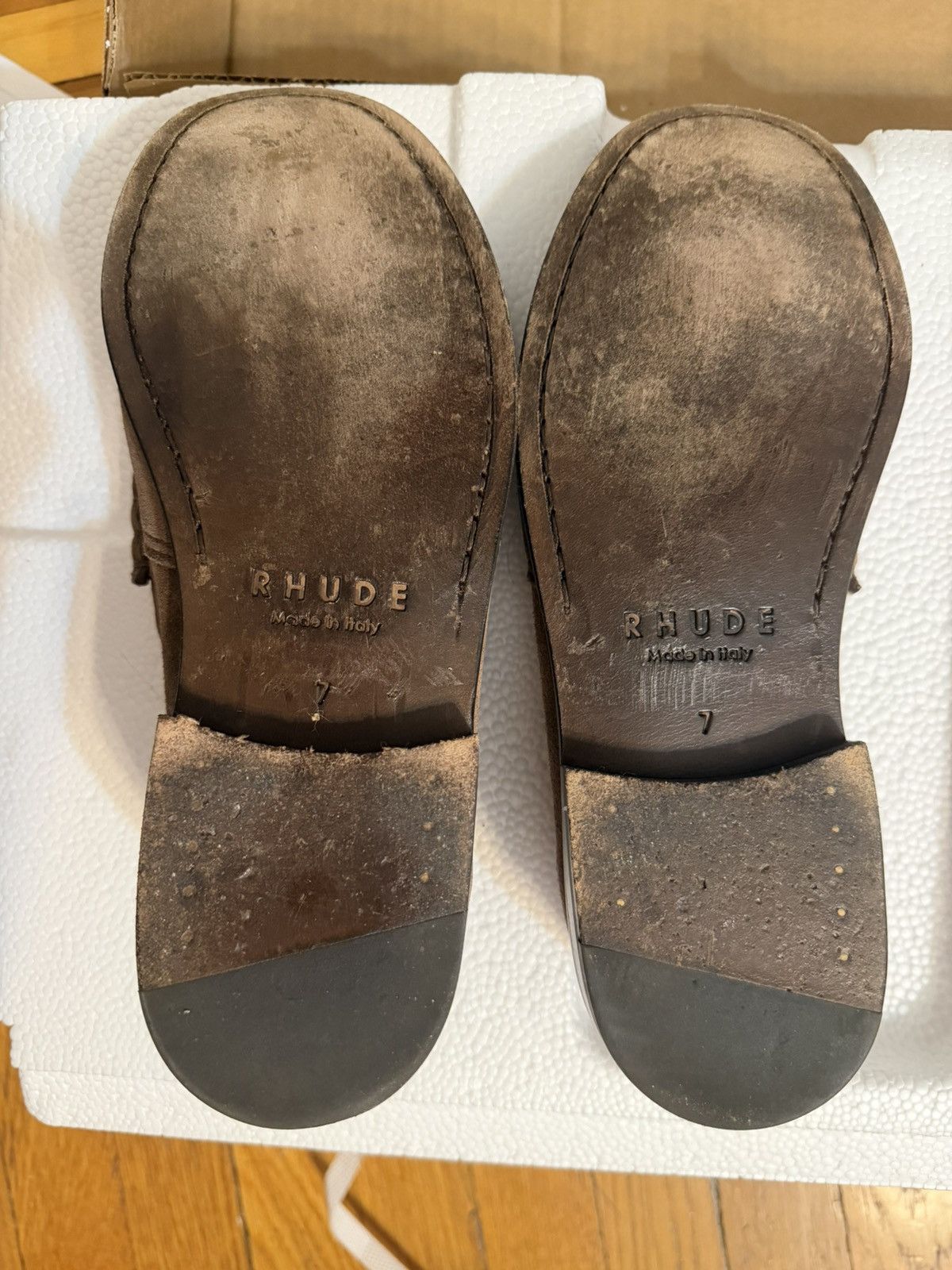 Rhude Rhude Coin Loafer Brown Suede Penny Loafer Size US 7 Size US 7 / EU 40 - 3 Thumbnail