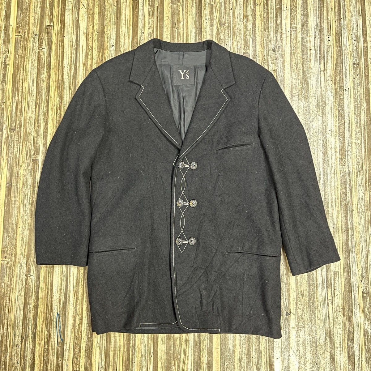 Japanese Brand × Yohji Yamamoto Vintage Yohji Yamamoto Blazer Size 38R - 2 Thumbnail