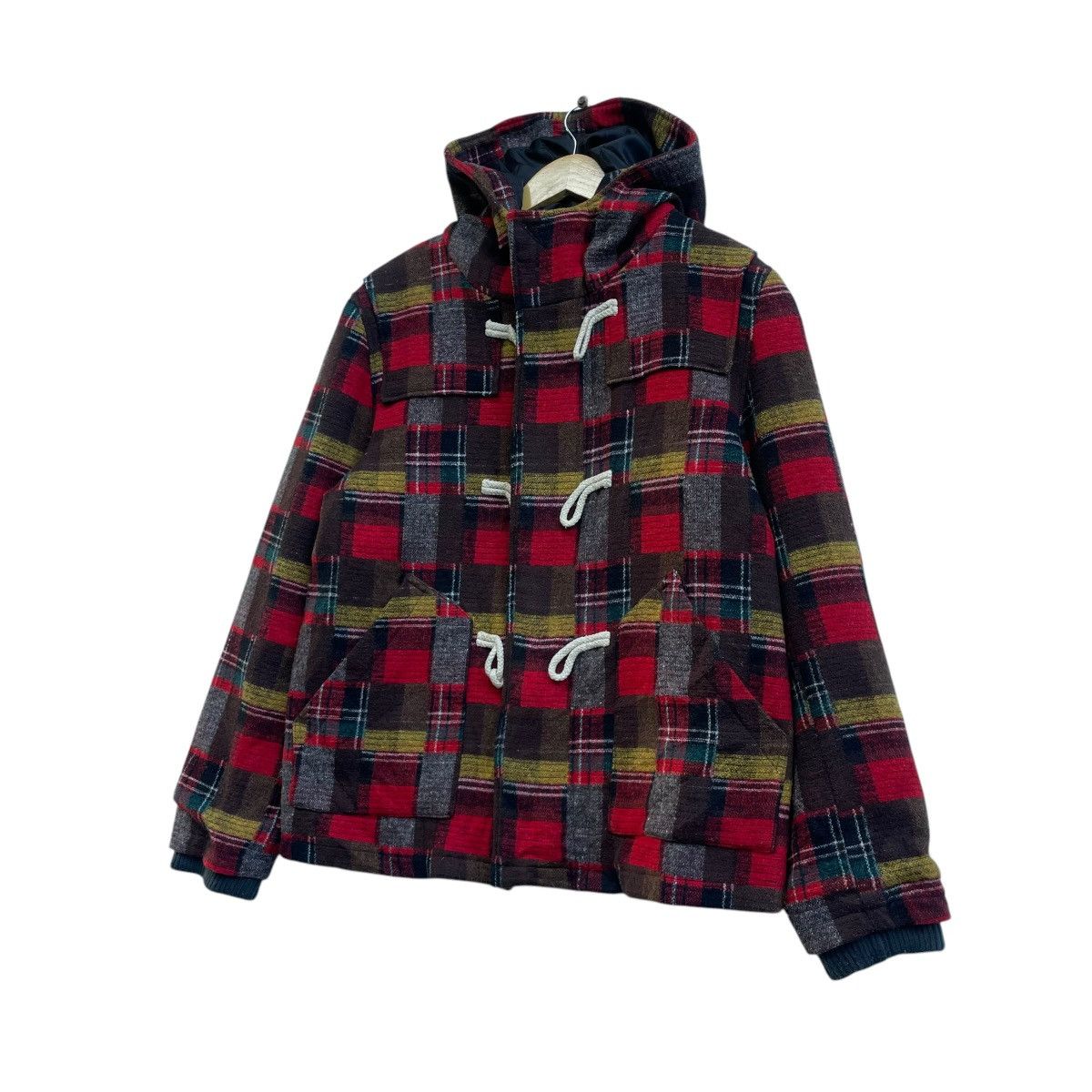 45rpm × Japanese Brand × go slow caravan 💥Vintage Japanese Brand Go Slow Caravan Pacthwork Toggles Size US M / EU 48-50 / 2 - 3 Thumbnail