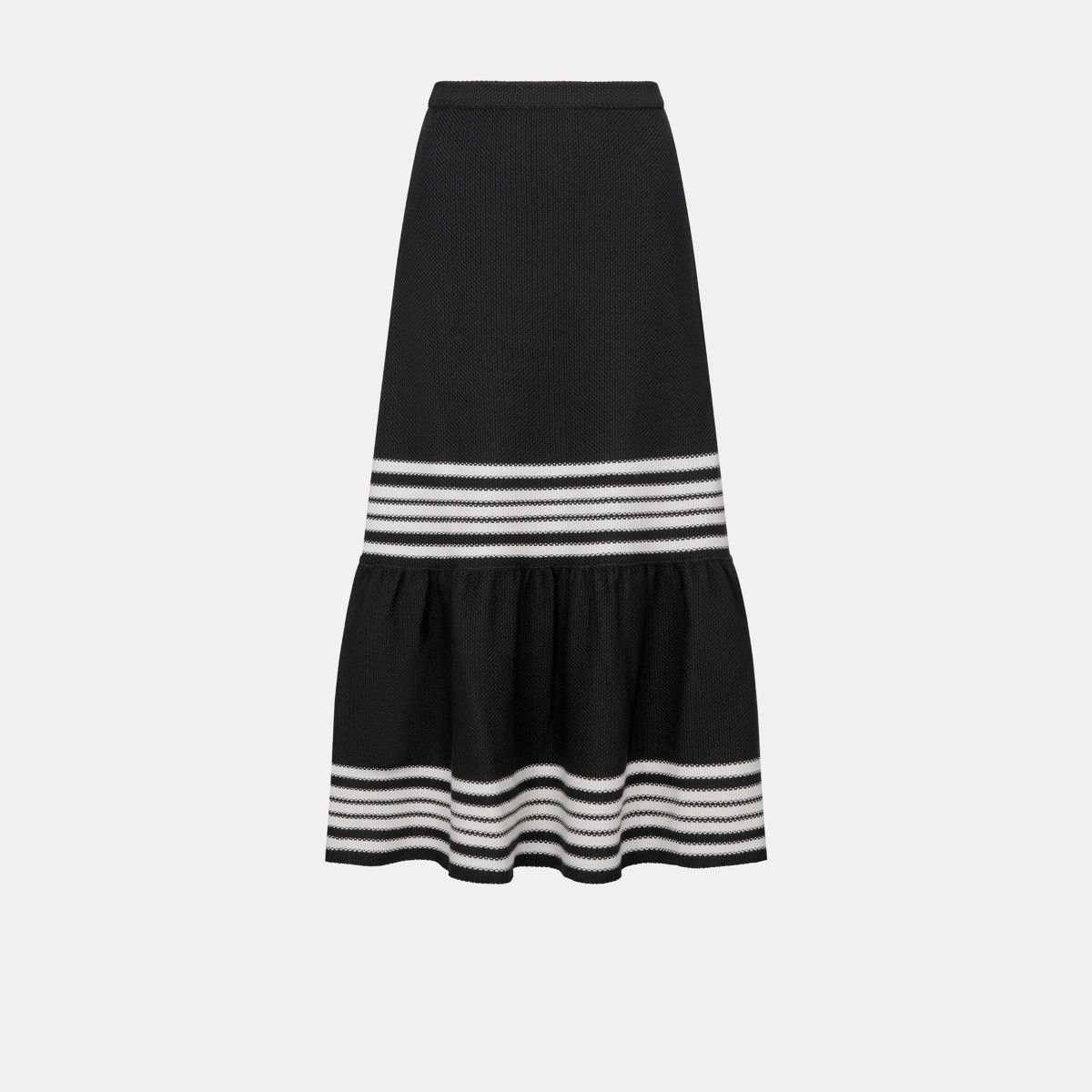 Dior o1bcso1str0225 Mid-Length Skirt in Black/White Size 27" / US 4 / IT 40 - 1 Thumbnail
