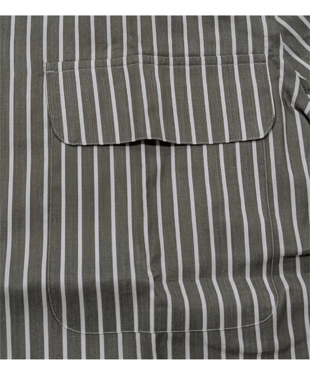 Isaia ISAIA Striped SS Button Up Camp Shirt Gray 40 US Medium Size US M / EU 48-50 / 2 - 3 Thumbnail