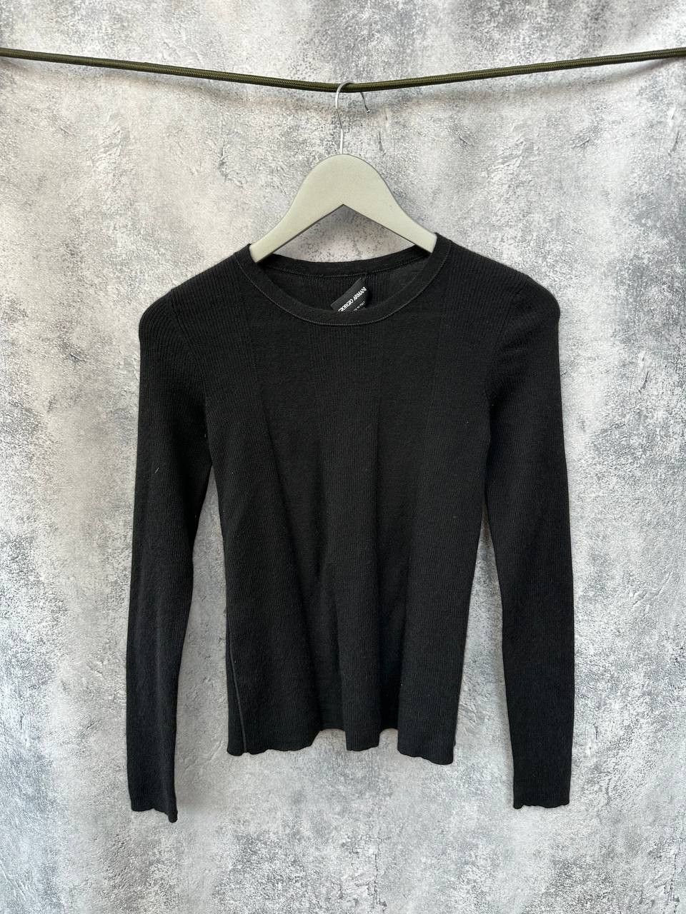Giorgio Armani Giorgio Armani Cashmere Silk Striped Sweater Italy Crew Neck Size M / US 6-8 / IT 42-44 - 1 Thumbnail