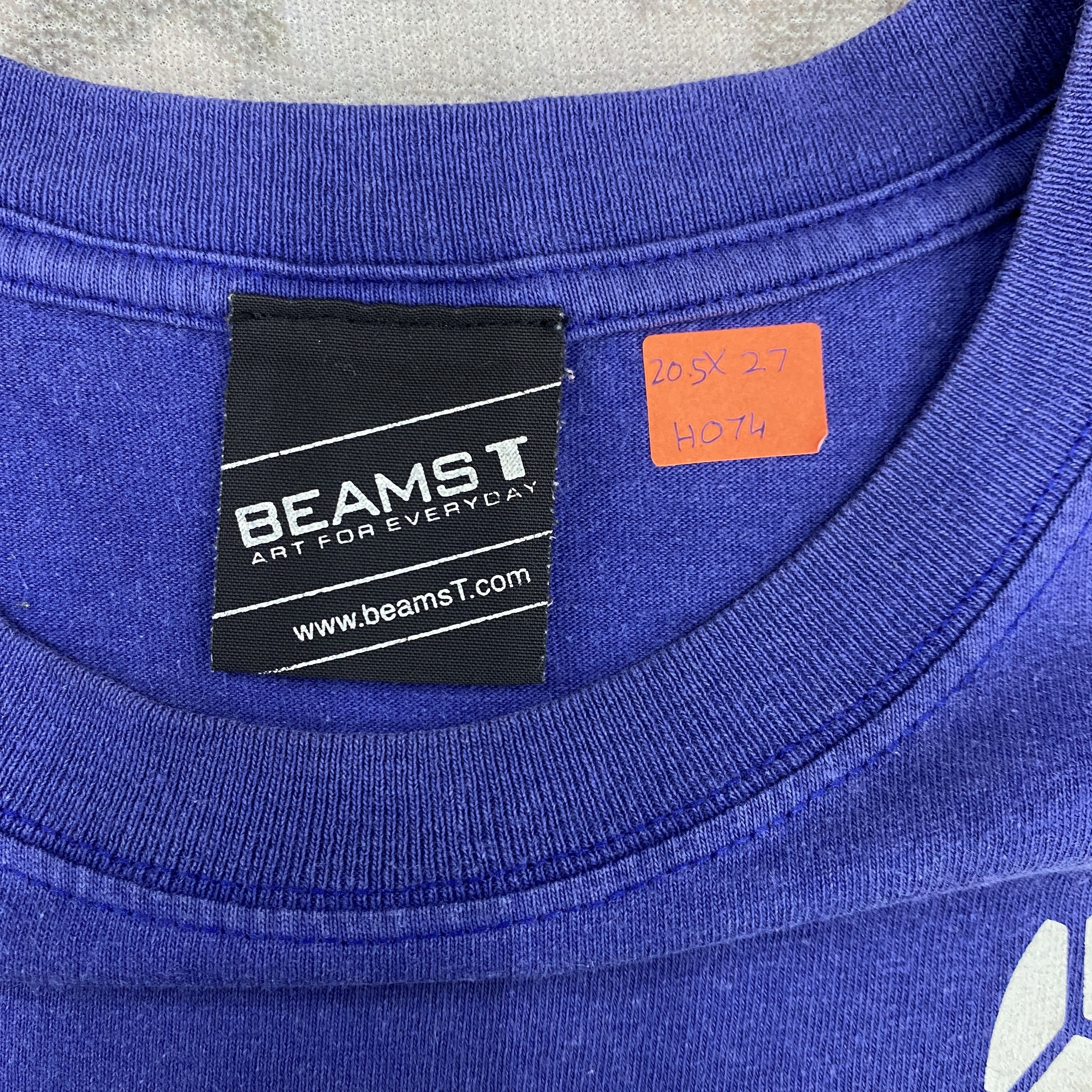 Beams Plus Vintage Beams Mannschaft Japan T-Shirt - H074 Size US M / EU 48-50 / 2 - 3 Thumbnail