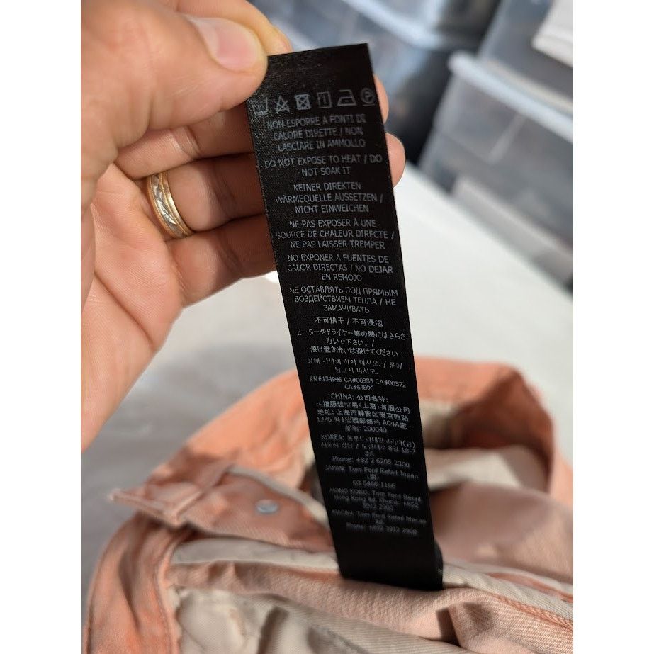 Tom Ford o1rshd1 Denim Tapered in Blush Size US 31 - 18 Thumbnail