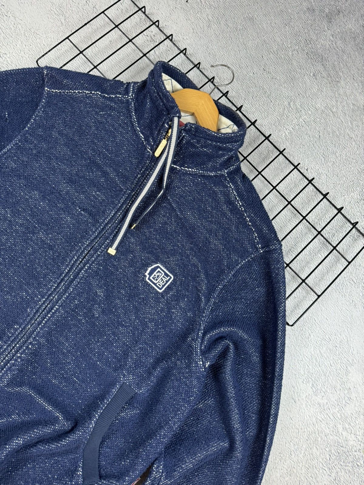 Brain Dead × Flannel × Japanese Brand 90’s DEAL Zip Sweater Oldmoney Great Britain 2XL size Size US XXL / EU 58 / 5 - 2 Thumbnail