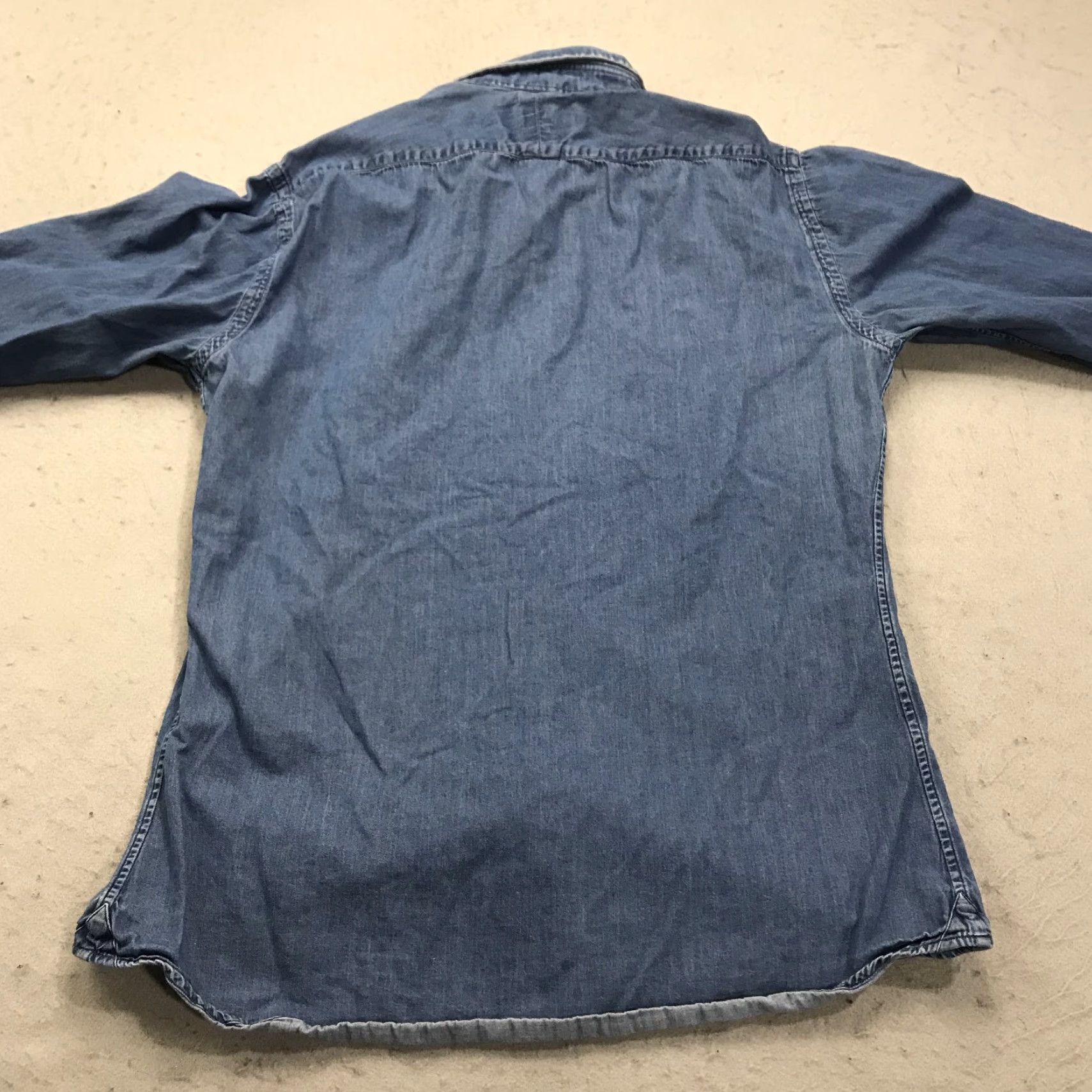 Vintage Spier & Mackay Shirt Mens 15.5 Blue Slim Button-Up Long Sleeve Casual Gift? Size US L / EU 52-54 / 3 - 6 Thumbnail