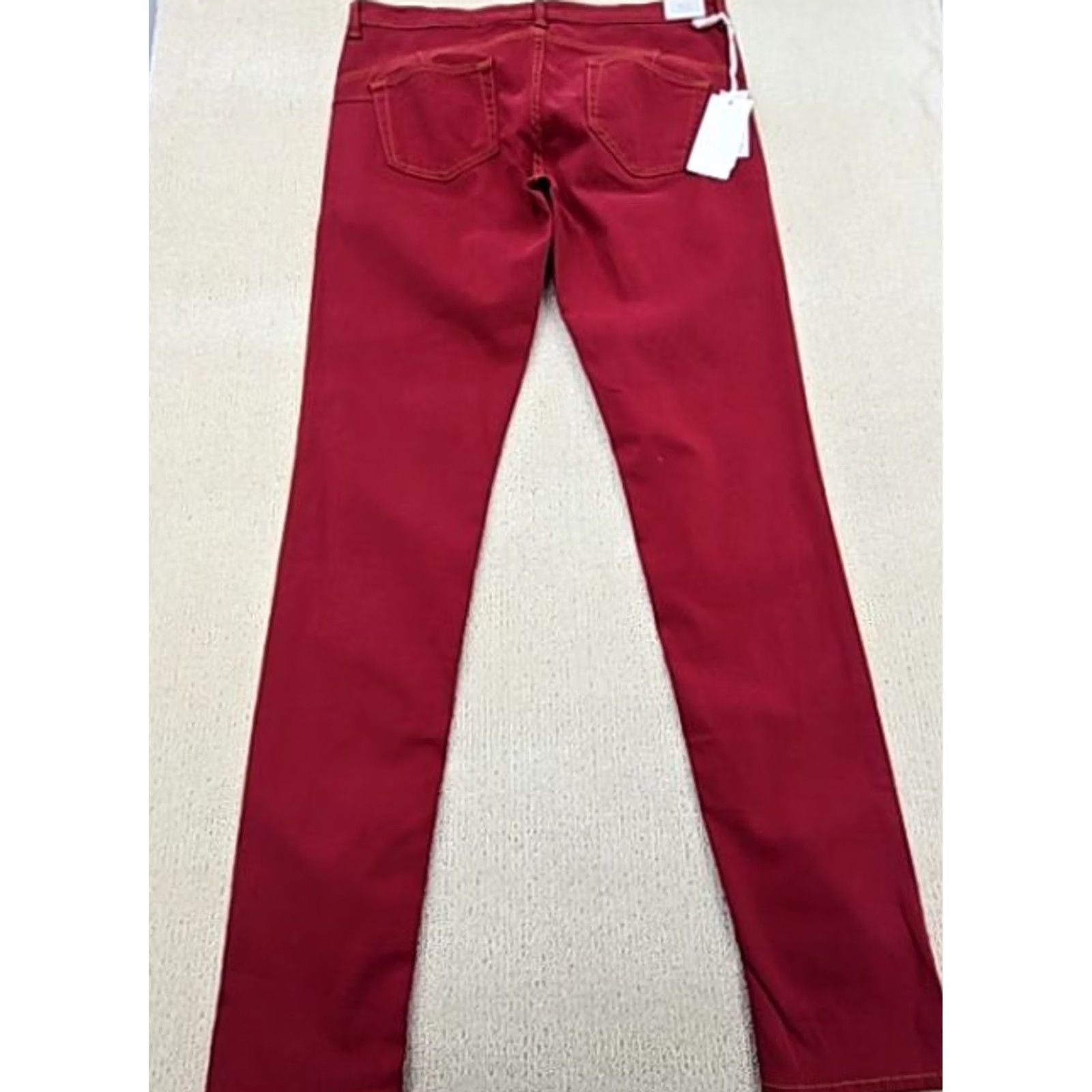 Harmont & Blaine Harmont & Blaine Red Solid Jeans Jeans 32 32 Skinny Regular Men Adult WUA08 52533513 Red Size US 32 / EU 48 - 2 Thumbnail