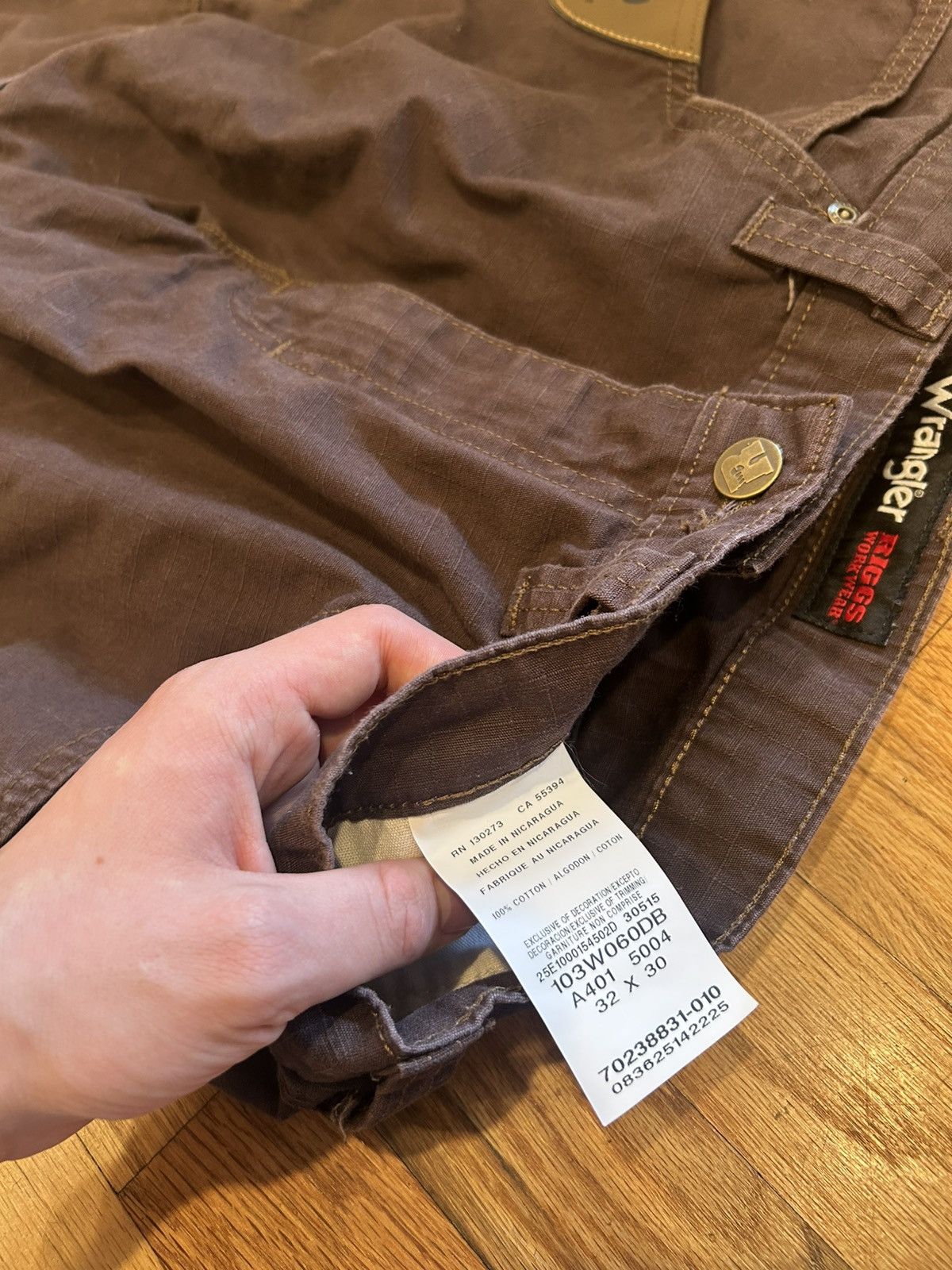 Wrangler Dark brown wrangler carpenter pants Size 32x30 Size US 32 / EU 48 - 3 Thumbnail