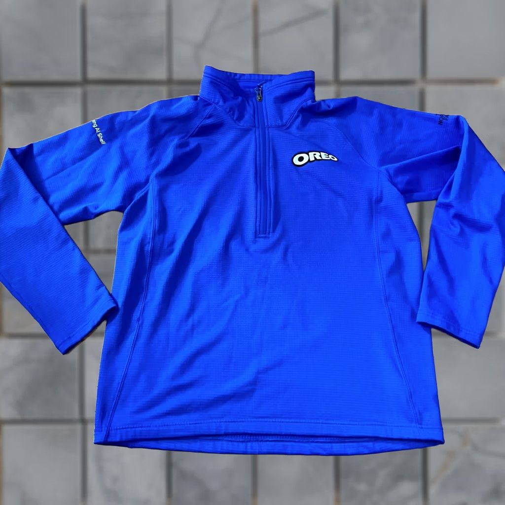 The North Face The North Face Shirt Mens Large 1/4 Zip Mountain Peaks Gorpcore Oreo Fleece Blue L Mens Size US L / EU 52-54 / 3 - 1 Thumbnail