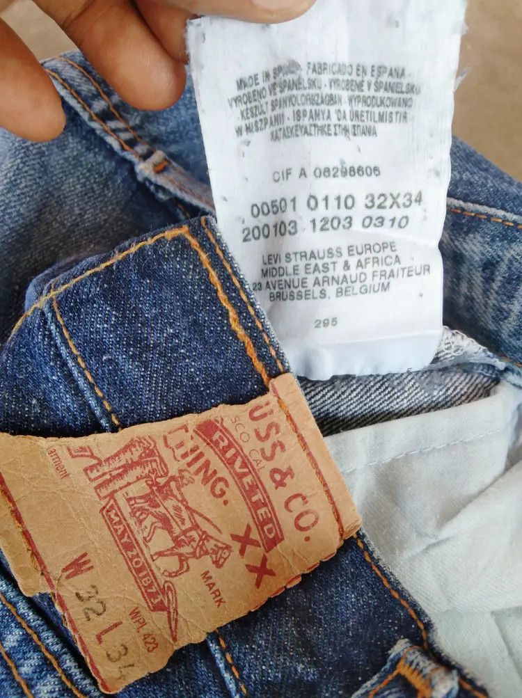 Levi's Vintage Levi's 501 Jeans 31x34 Size US 31 - 9 Thumbnail