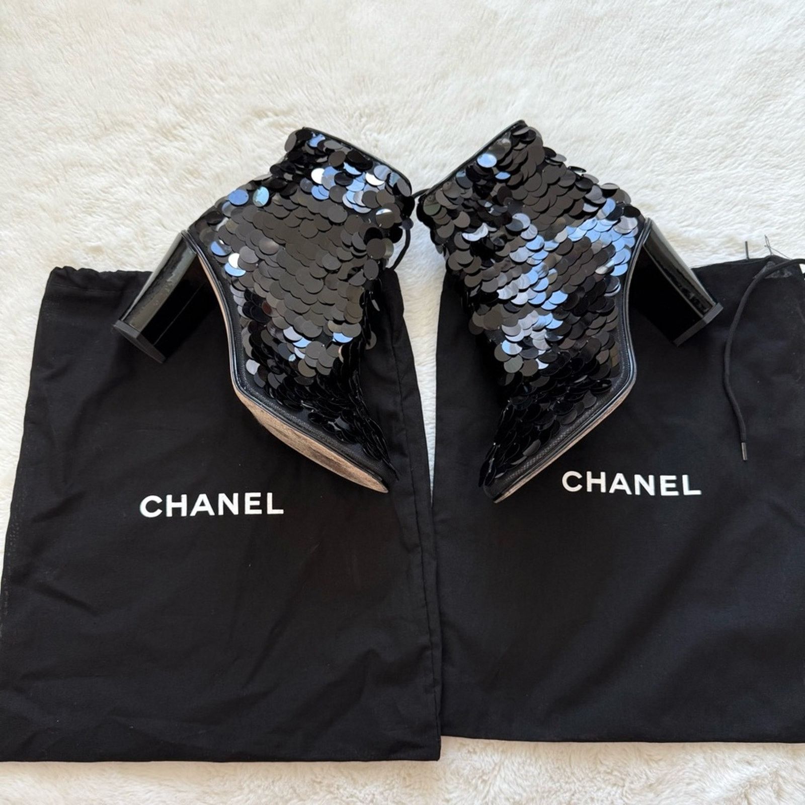 Chanel CHANEL Interlocking CC Logo Boots size 39 EU Authentic Size US 8 / IT 38 - 12 Thumbnail