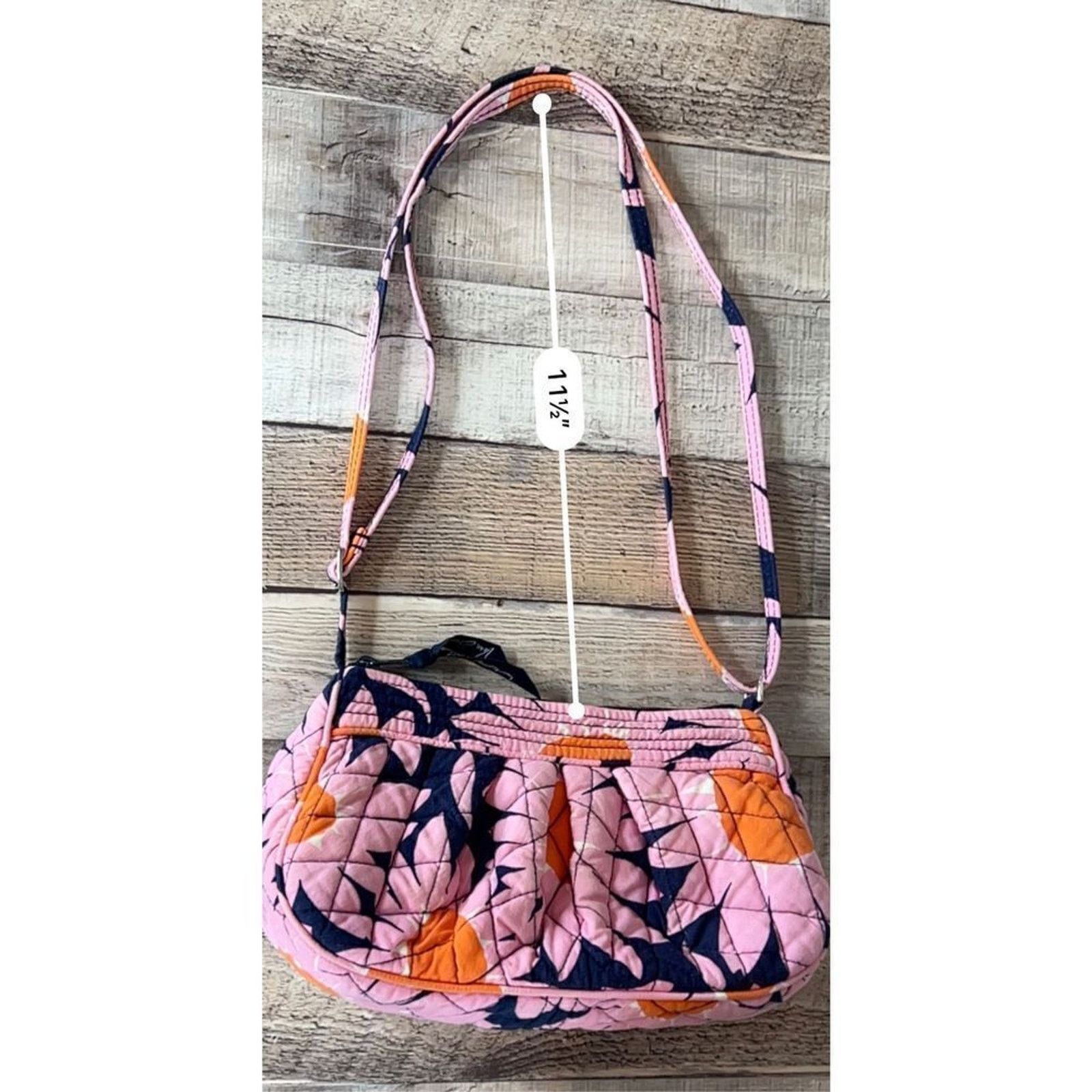 Vera Bradley Vera Bradley Quilted "Loves Me" Mini Crossbody Handbag Pink Size ONE SIZE - 12 Thumbnail