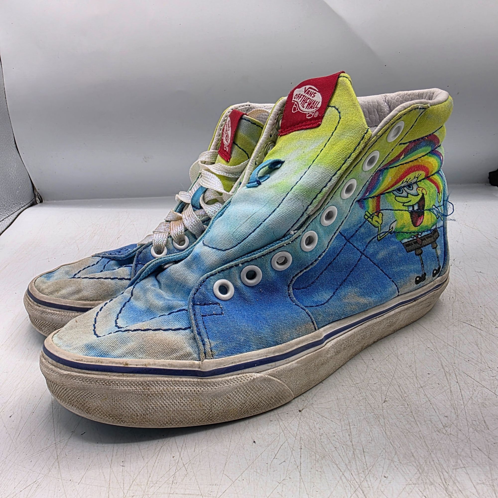 Vans Vans Sk8-Hi x Spongebob Squarepants Womens Size 6.5 Blue Sne Size US 6.5 / IT 36.5 - 4 Thumbnail
