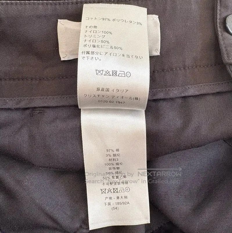 Dior Dior Casual Black Cotton Pants for Men . Size US 42 / EU 58 - 6 Thumbnail