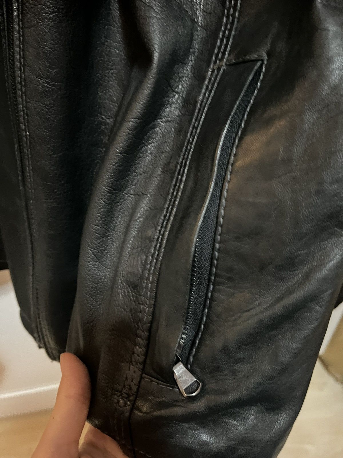 Vera Pelle Vera Pelle Vintage Leather Jacket Size US L / EU 52-54 / 3 - 6 Thumbnail