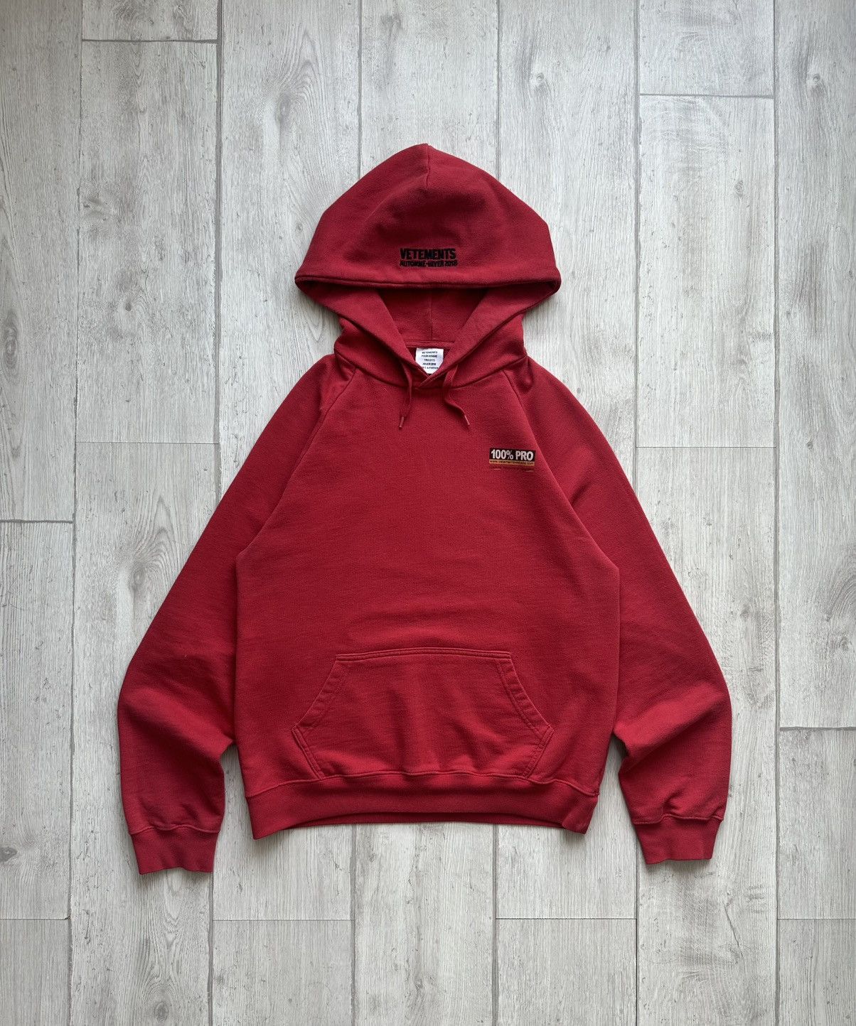 Vetements VETEMENTS ” 100% PRO ” Hoodie | Grailed