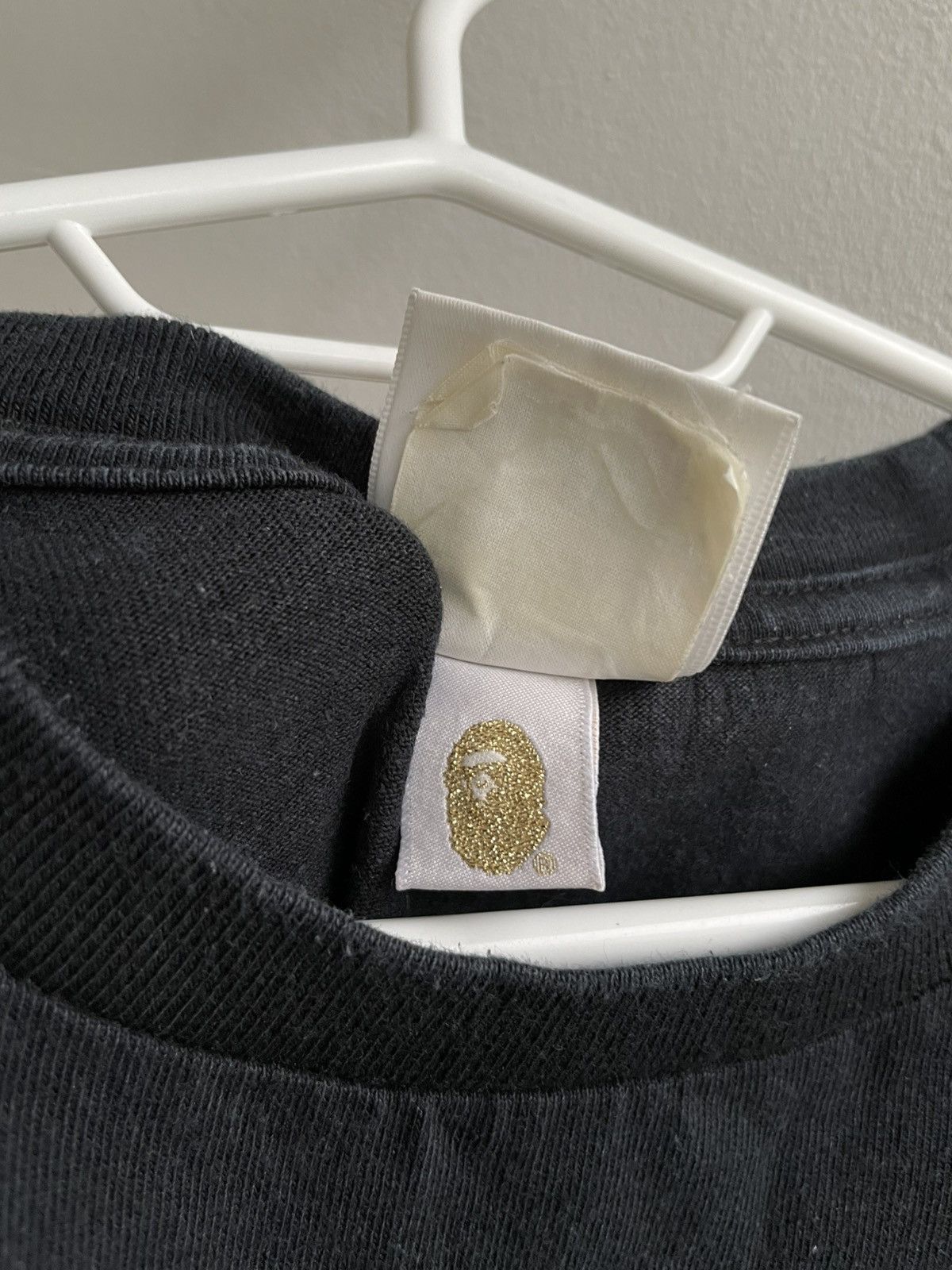 Bape Bape A Bathing Ape Black Big Logo Classic T-shirt Tee Luxury Size US M / EU 48-50 / 2 - 14 Thumbnail