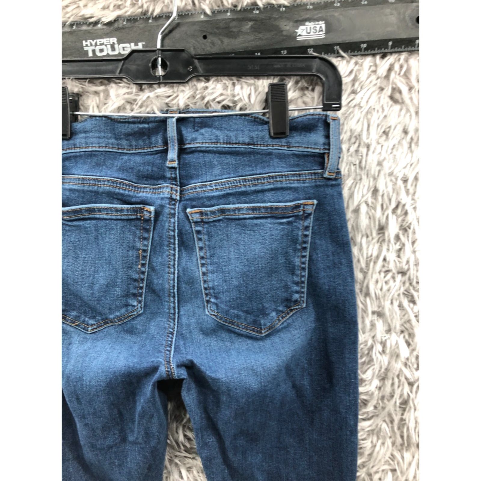 Loft LOFT Jeans Skinny Crop Size 2 Womens Mid Rise Dark Wash Blue Denim Size 26" / US 2 / IT 38 - 6 Thumbnail