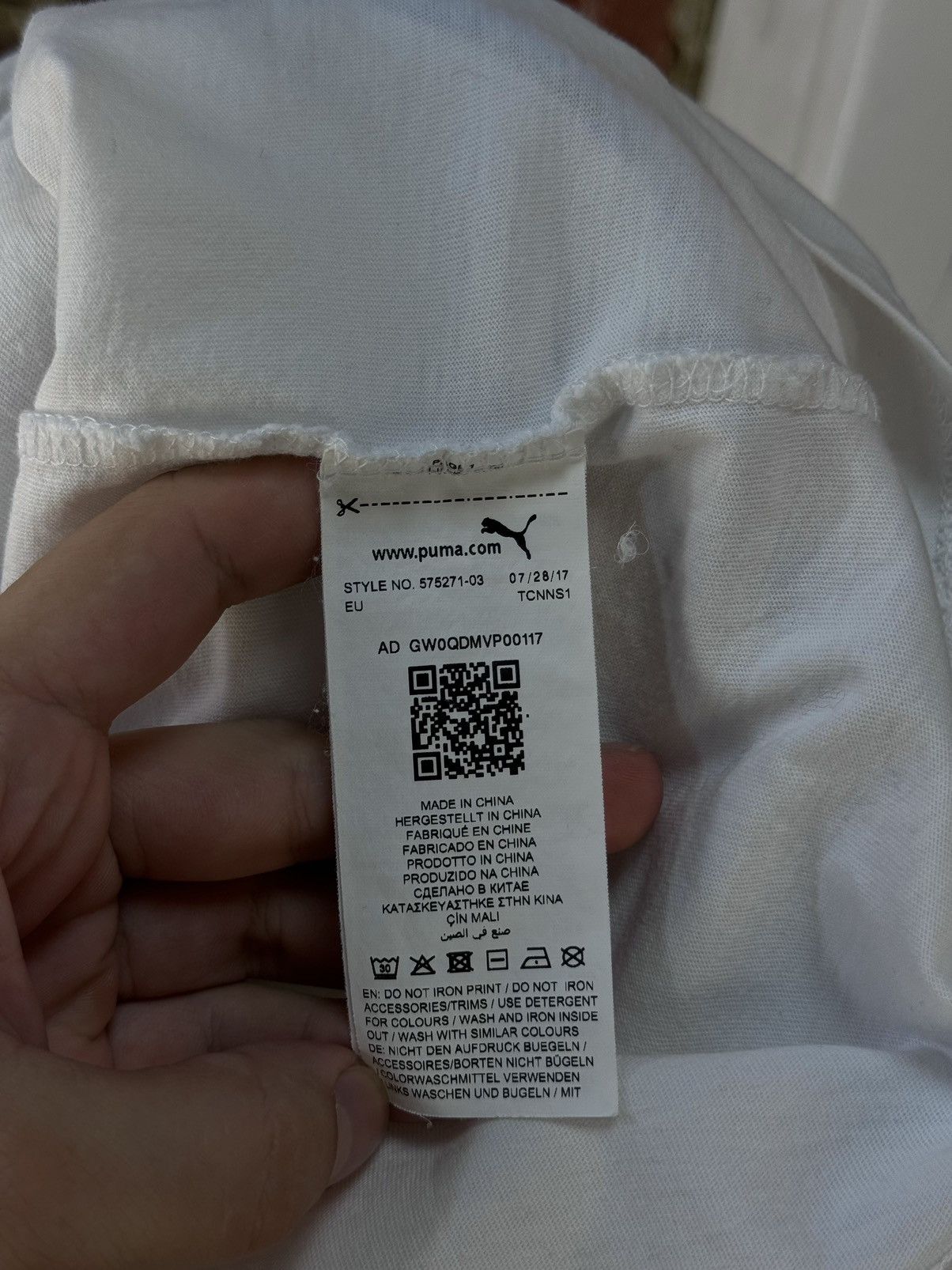 Puma × Red Bull PUMA Redbull Racing Double Bull Printed White T-Shirt Size US L / EU 52-54 / 3 - 11 Thumbnail