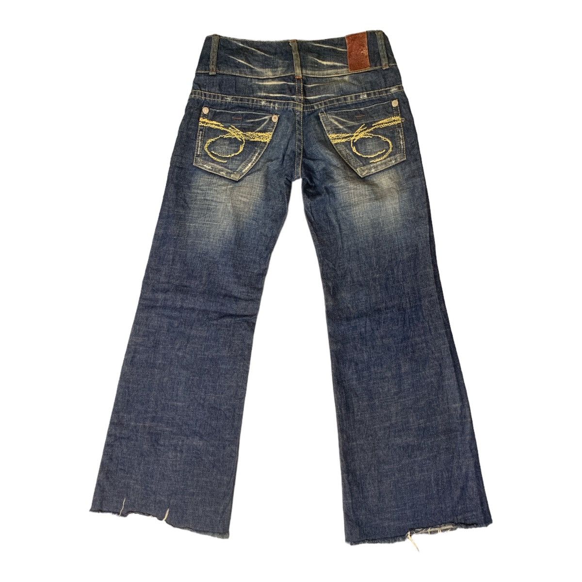 Japanese Brand Rare Design Red Pepper Distressed Denim Size 29" - 2 Thumbnail