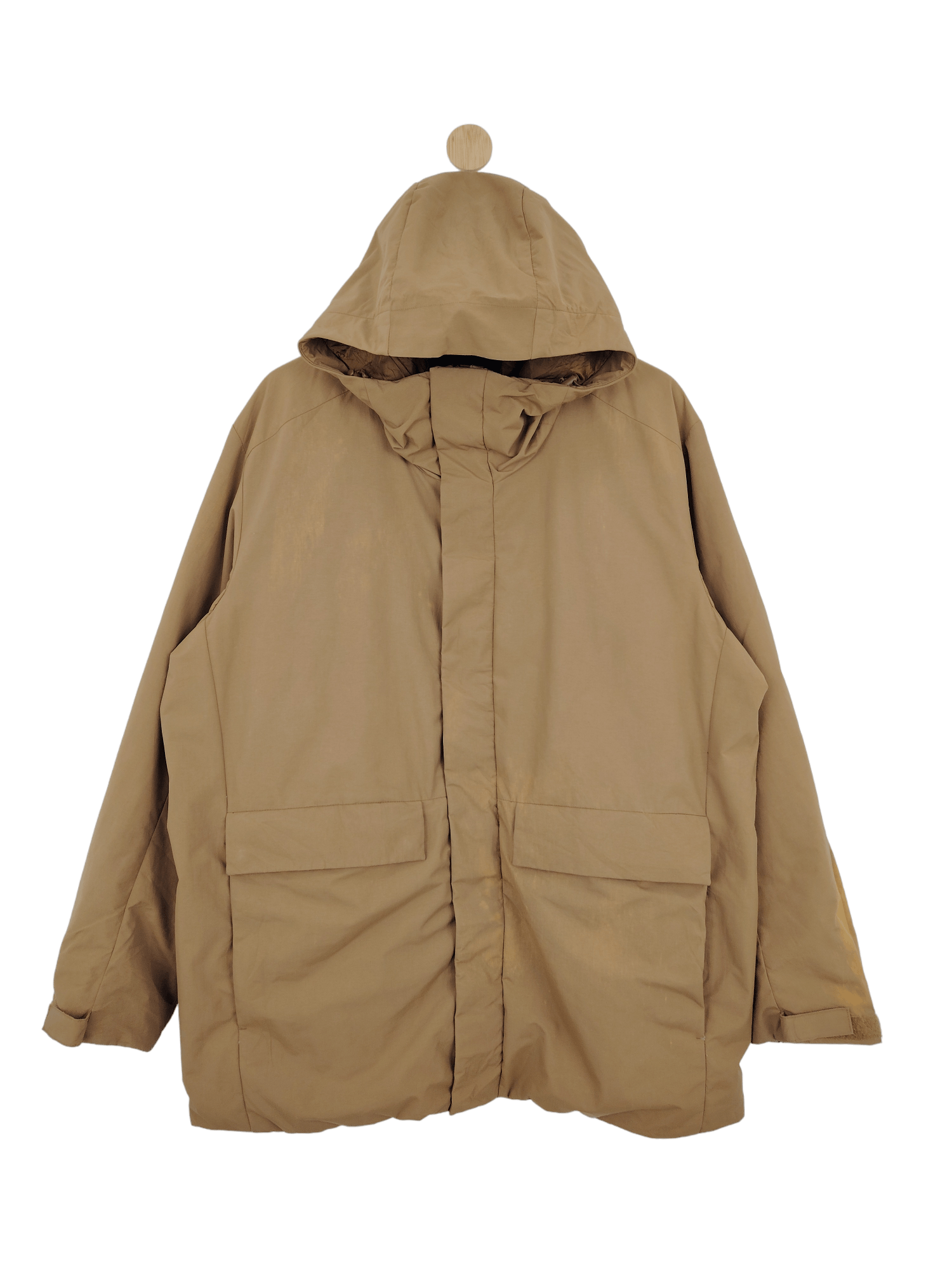 Vintage Uniqlo Sunfaded Hooded Bomber Jacket