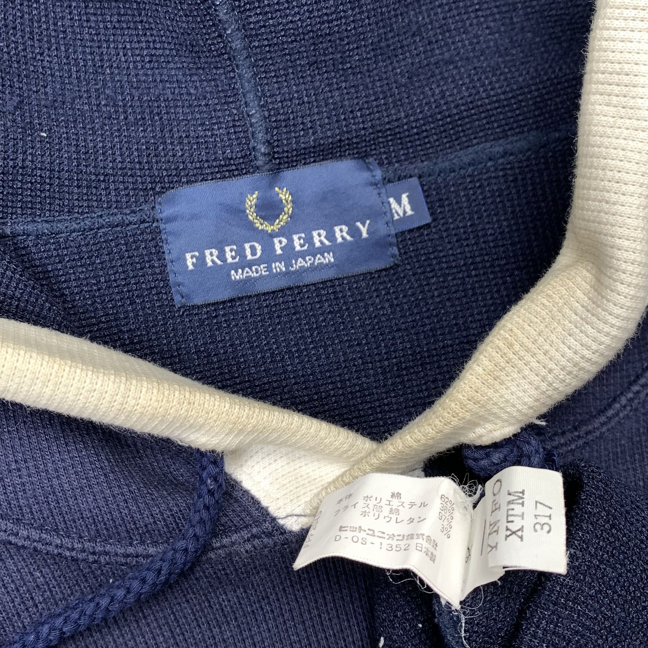 Fred Perry Vintage 90s Fred Perry Hoodie Size US M / EU 48-50 / 2 - 5 Thumbnail