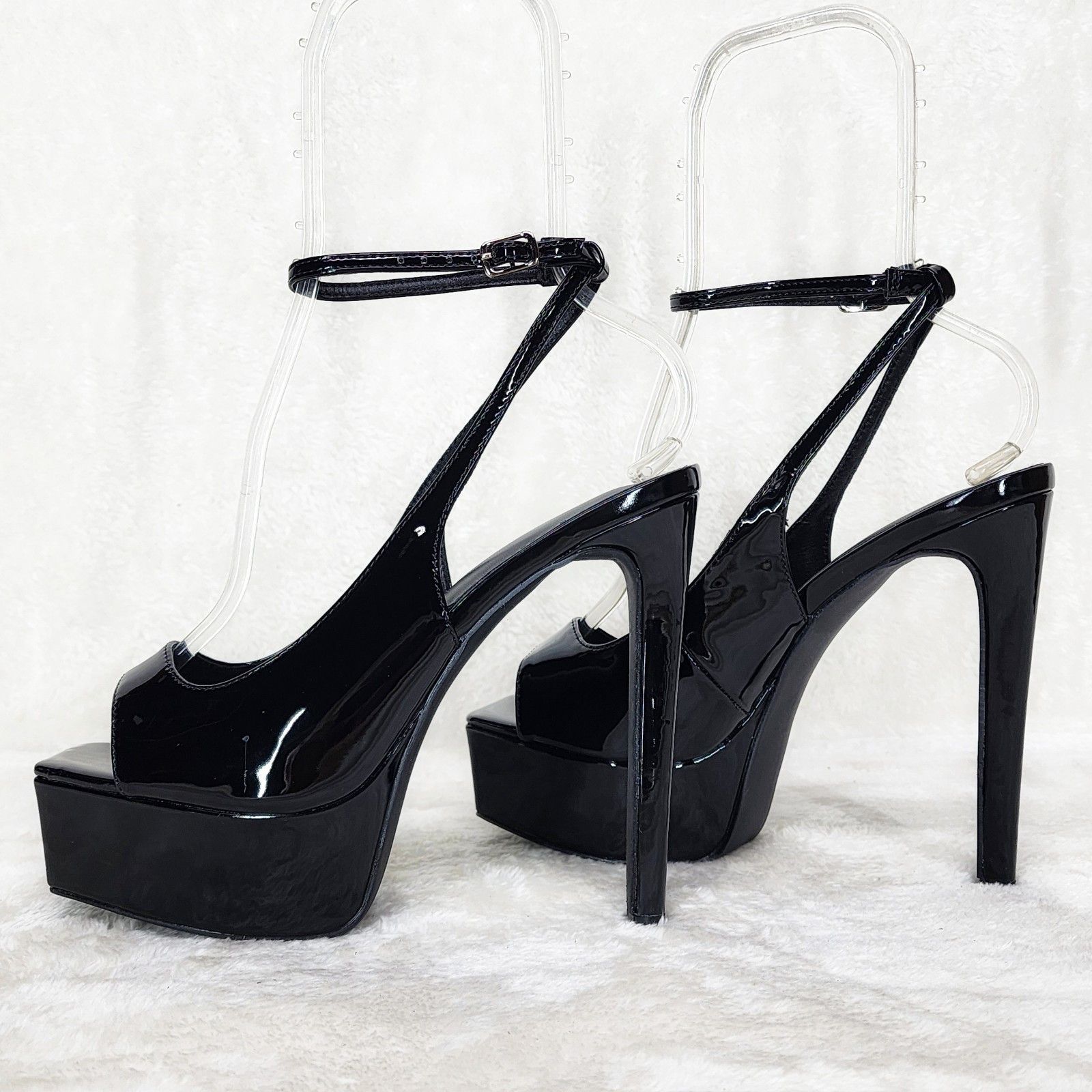 Other Evie Platform Ankle Strap Slingback High Heels Shoes Sandals Size US 11 / IT 41 - 2 Thumbnail