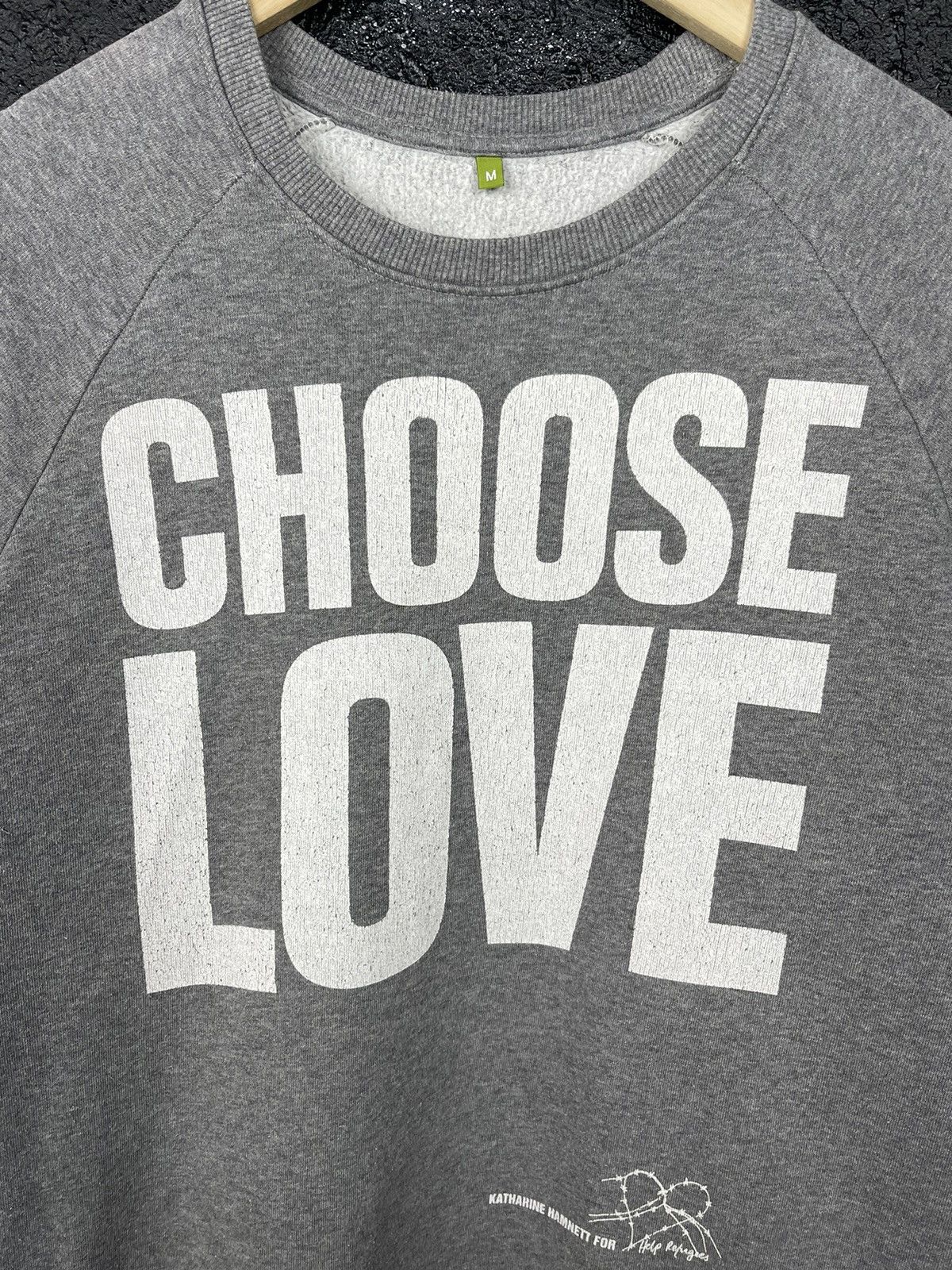 Designer × Katharine Hamnett London Rapanui x Katharine Hamnett “Choose love” Logo Sweatshirt Size US M / EU 48-50 / 2 - 6 Thumbnail