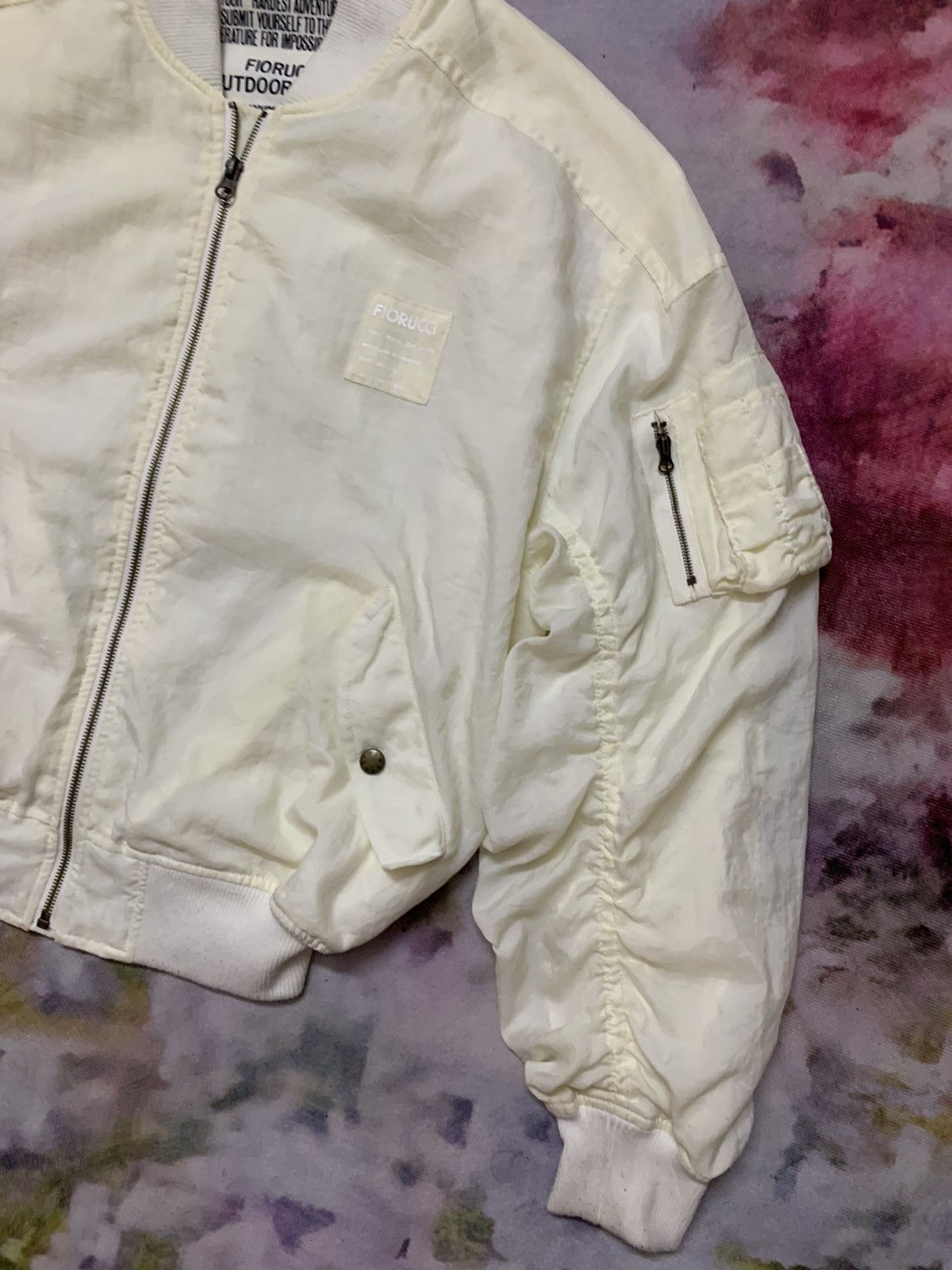 Fiorucci Vintage Fiorucci Flight MA-1 Bomber Jacket Size US M / EU 48-50 / 2 - 4 Thumbnail