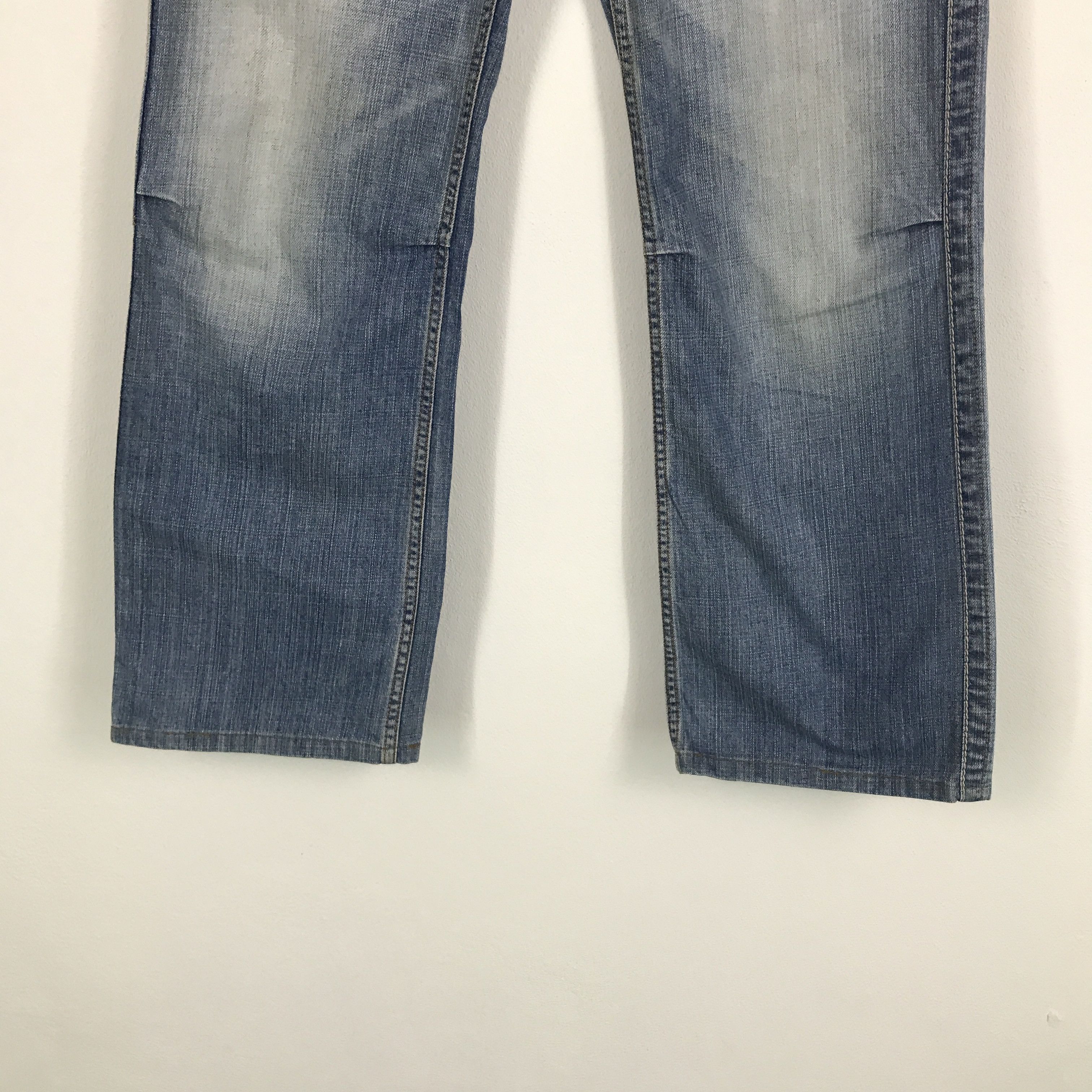 Japanese Brand × Vintage Baggy Denim blue way Japan jeans pants Size US 32 / EU 48 - 4 Thumbnail