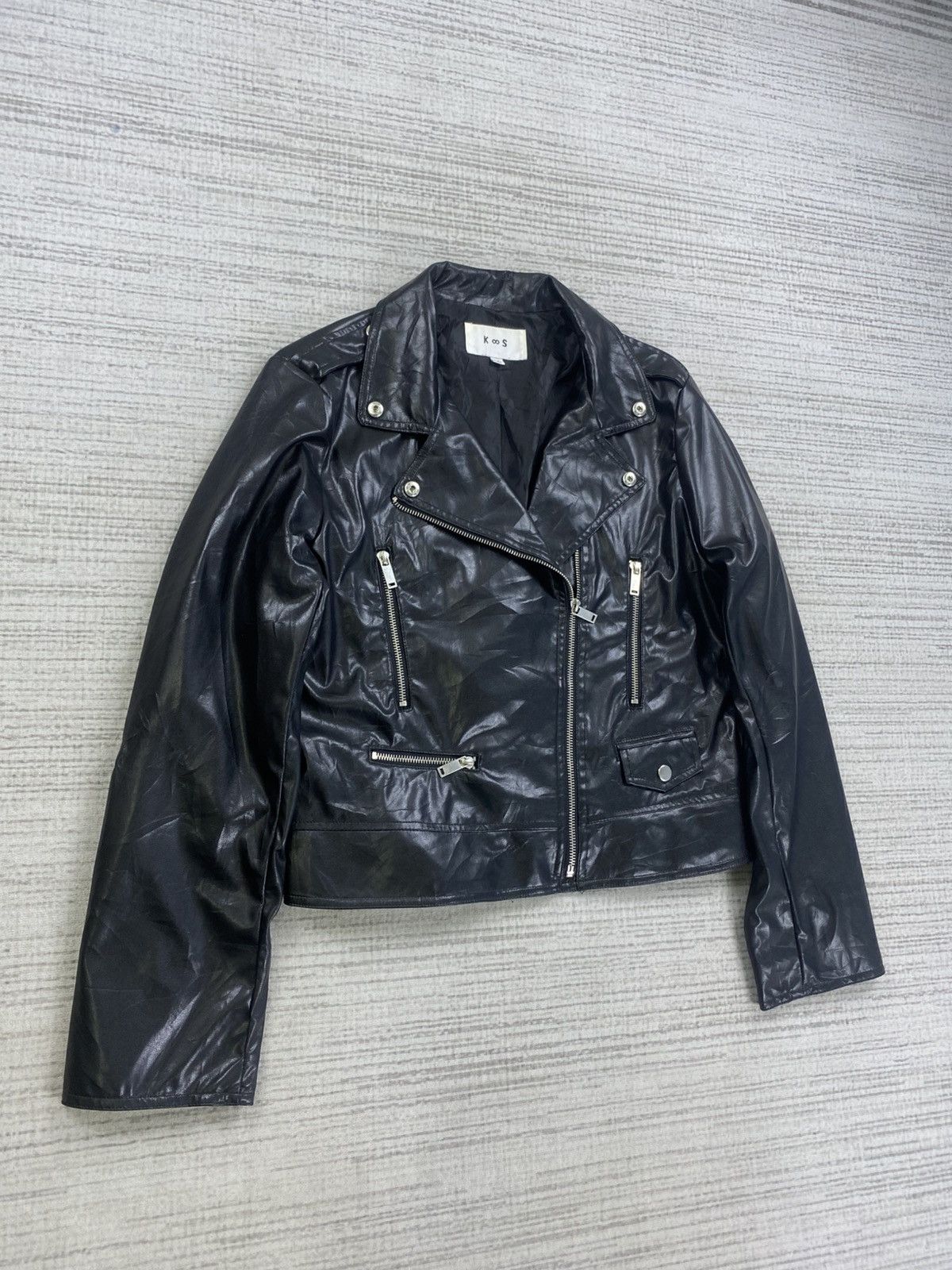 If Six Was Nine Vintage Koos Van Den Akker Double Collar Biker Jacket Size US M / EU 48-50 / 2 - 3 Thumbnail
