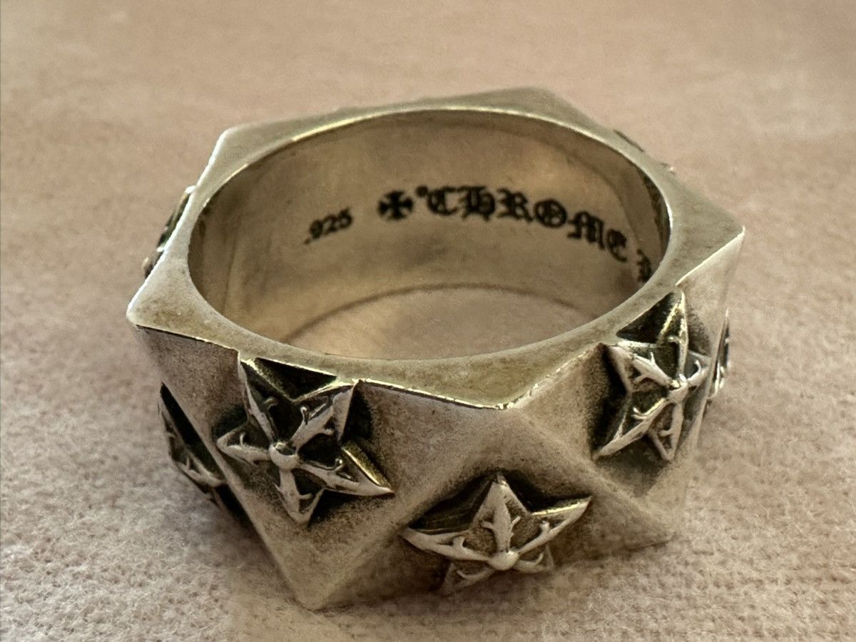 Chrome Hearts Chrome Hearts Men’s Pentagon Star Silver Ring Size 10 Size ONE SIZE - 1 Thumbnail