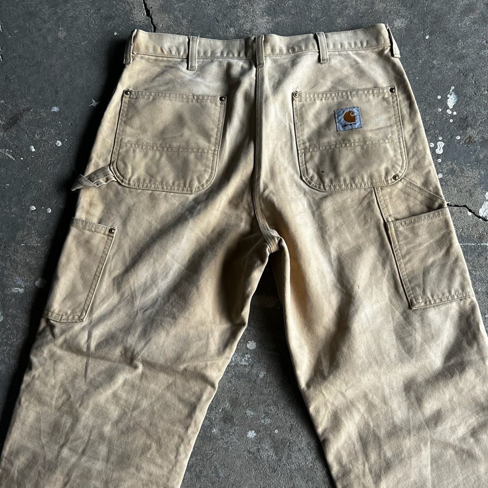 Carhartt × Vintage Carhartt brown double knee work wear carpenter pants Size US 35 - 5 Thumbnail