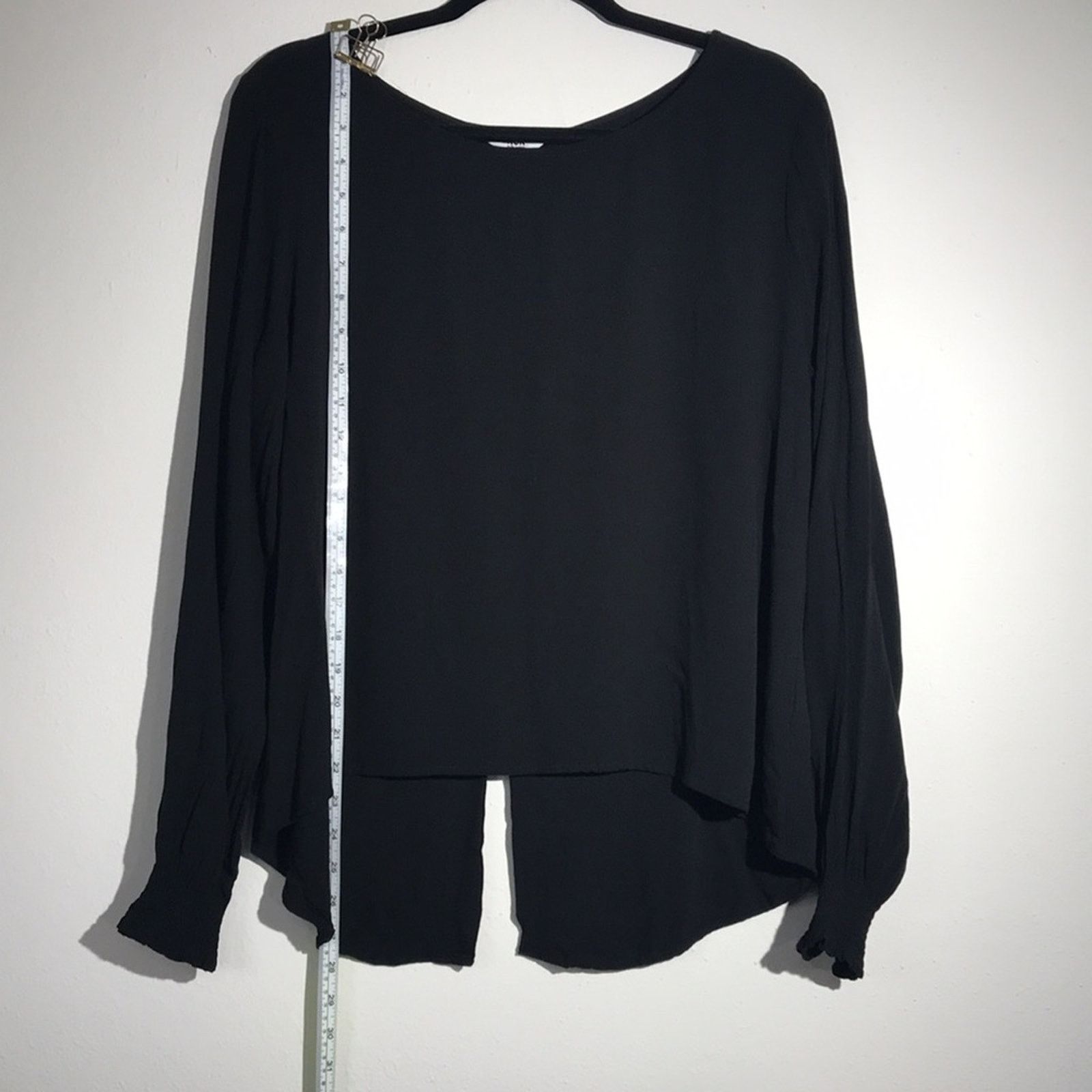 Other Jack by BB Dakota Black Long Sleeve Shirt Size Large Size L / US 10 / IT 46 - 2 Thumbnail
