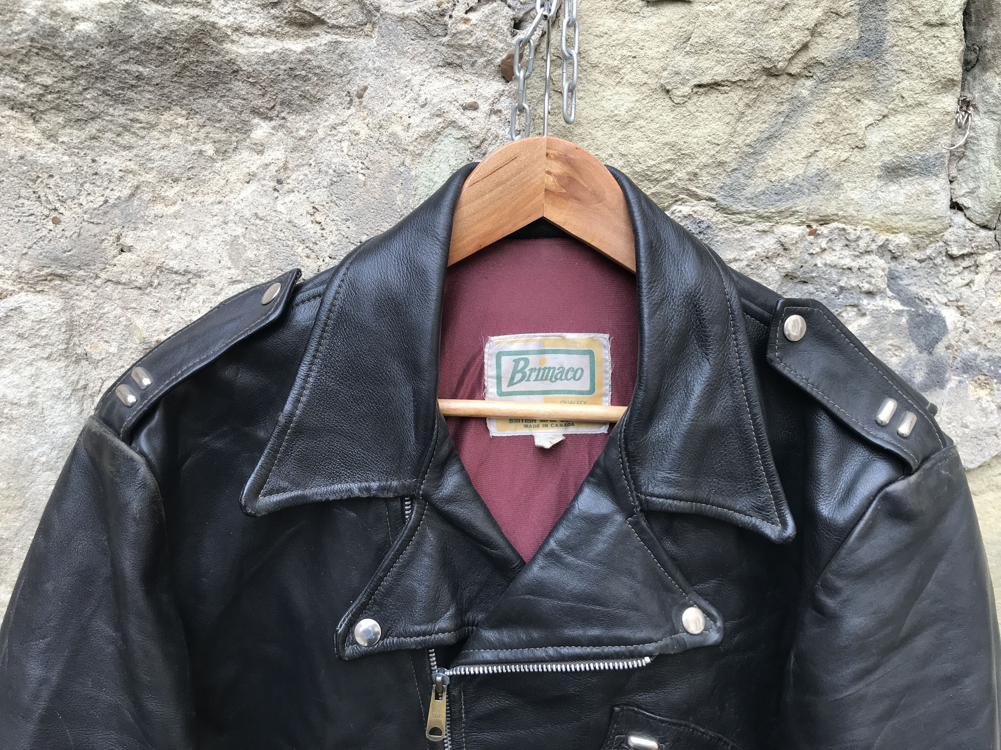Buco Rare Vintage 60s Brimaco D Pocket Biker Leather Jacket Size US L / EU 52-54 / 3 - 2 Thumbnail