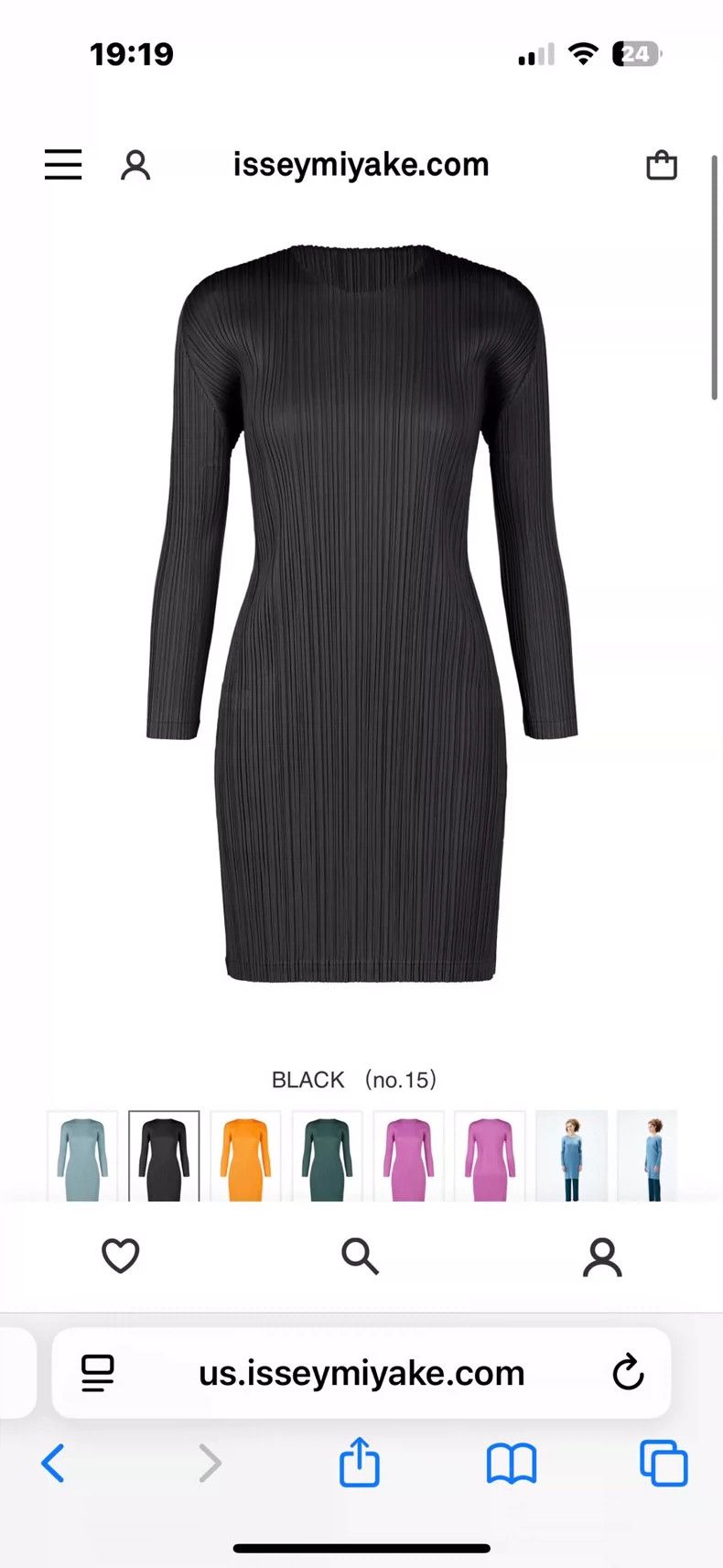 Issey Miyake Issey Miyake size:3 black dress Size XS / US 0-2 / IT 36-38 - 1 Thumbnail