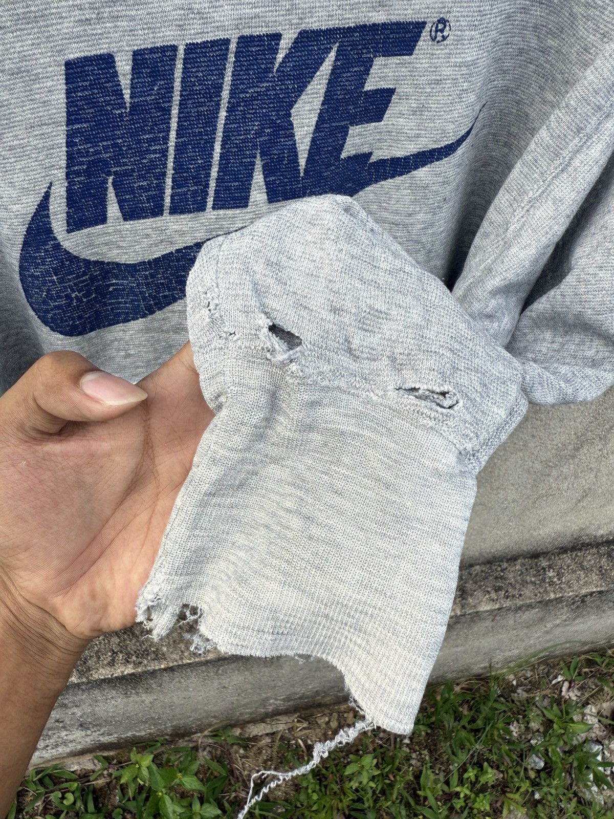 Nike Vintage 80s Nike Big Logo Hoodie Size US M / EU 48-50 / 2 - 4 Thumbnail