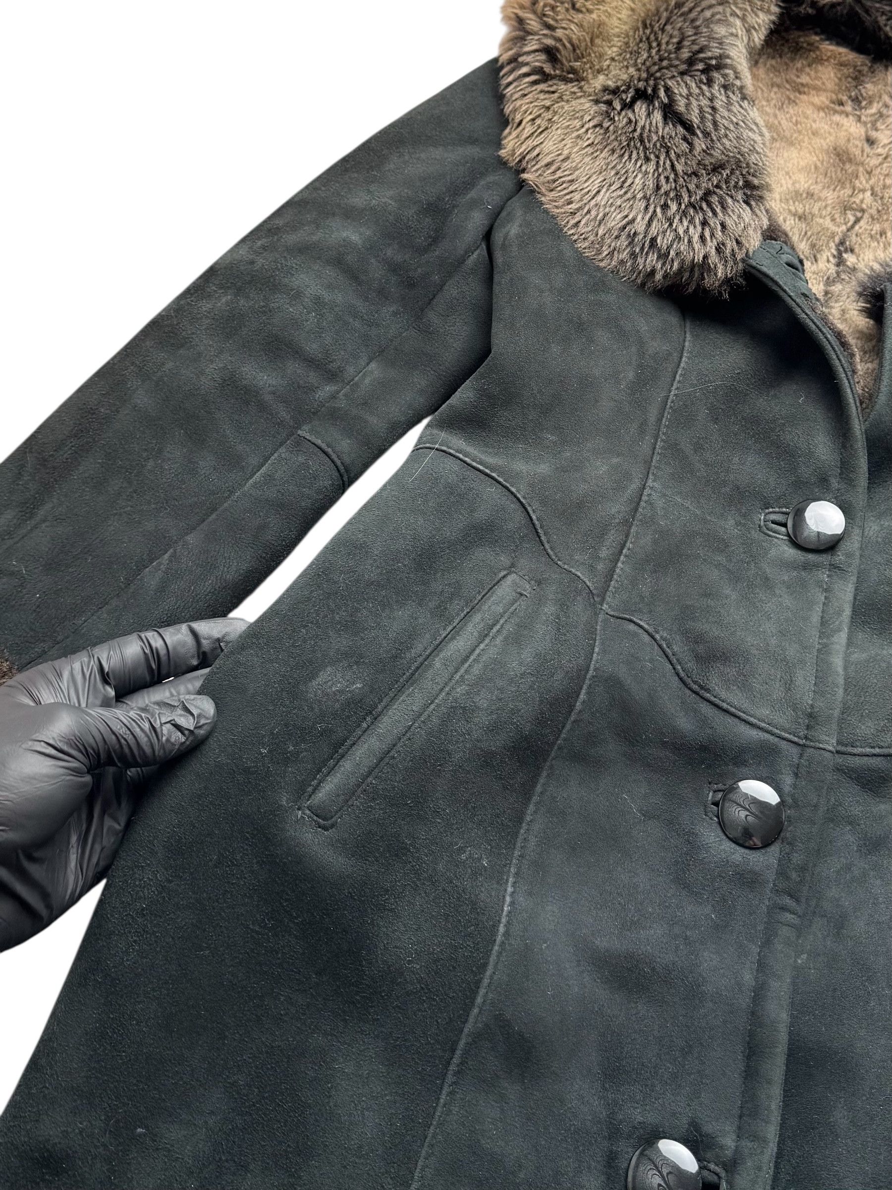 Vintage Y2K Real Sheepskin Coat(V409) Size S / US 4 / IT 40 - 5 Thumbnail