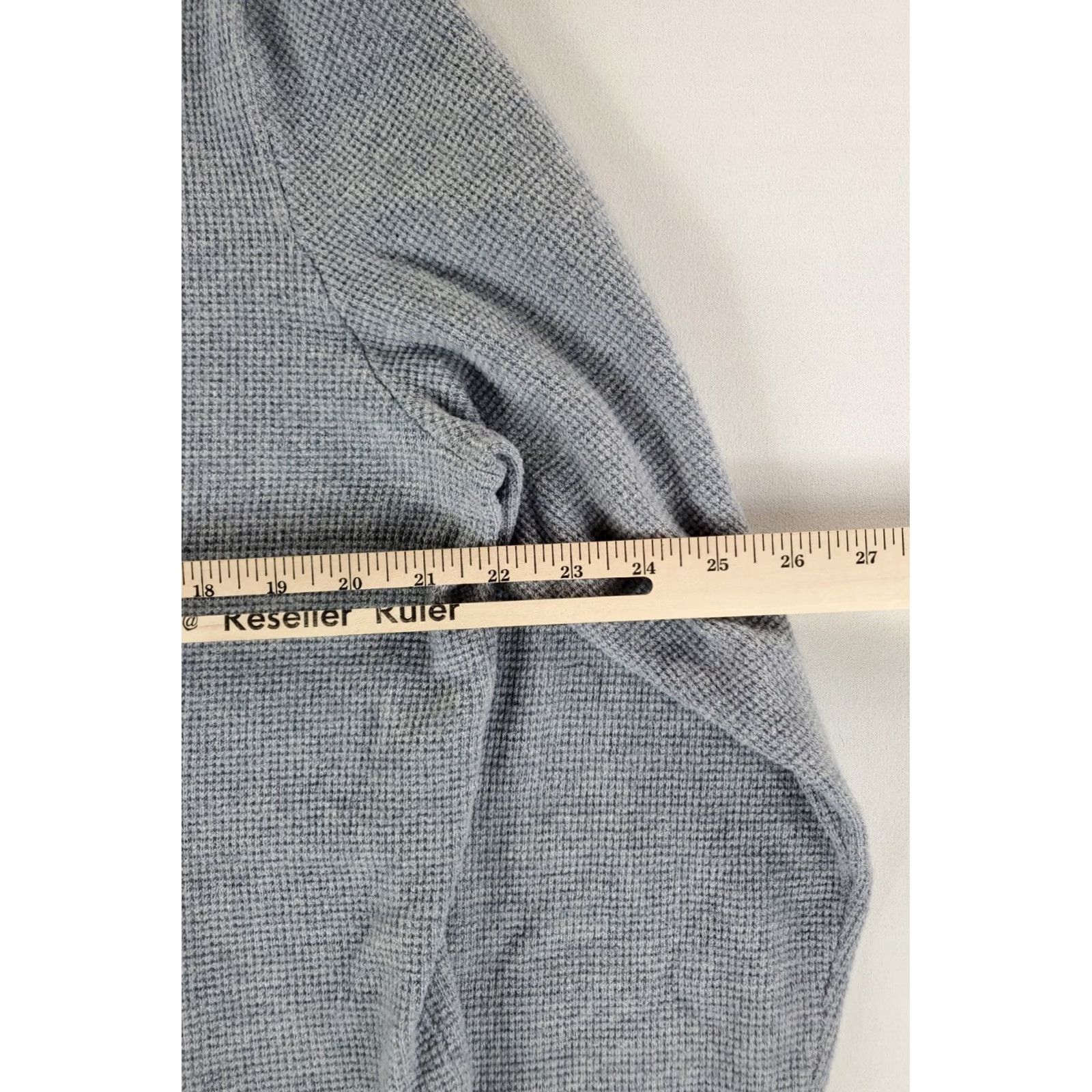 Marine Layer Marine Layer Shirt Thermal Henley 3 Button Gray Mens XL Size US XL / EU 56 / 4 - 5 Thumbnail