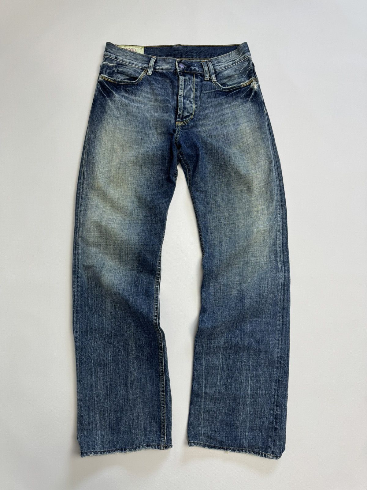 Japan Rags Japan Rags Vintage Wash Denim Japanese Archive Fit Y2K Size US 30 / EU 46 - 2 Thumbnail