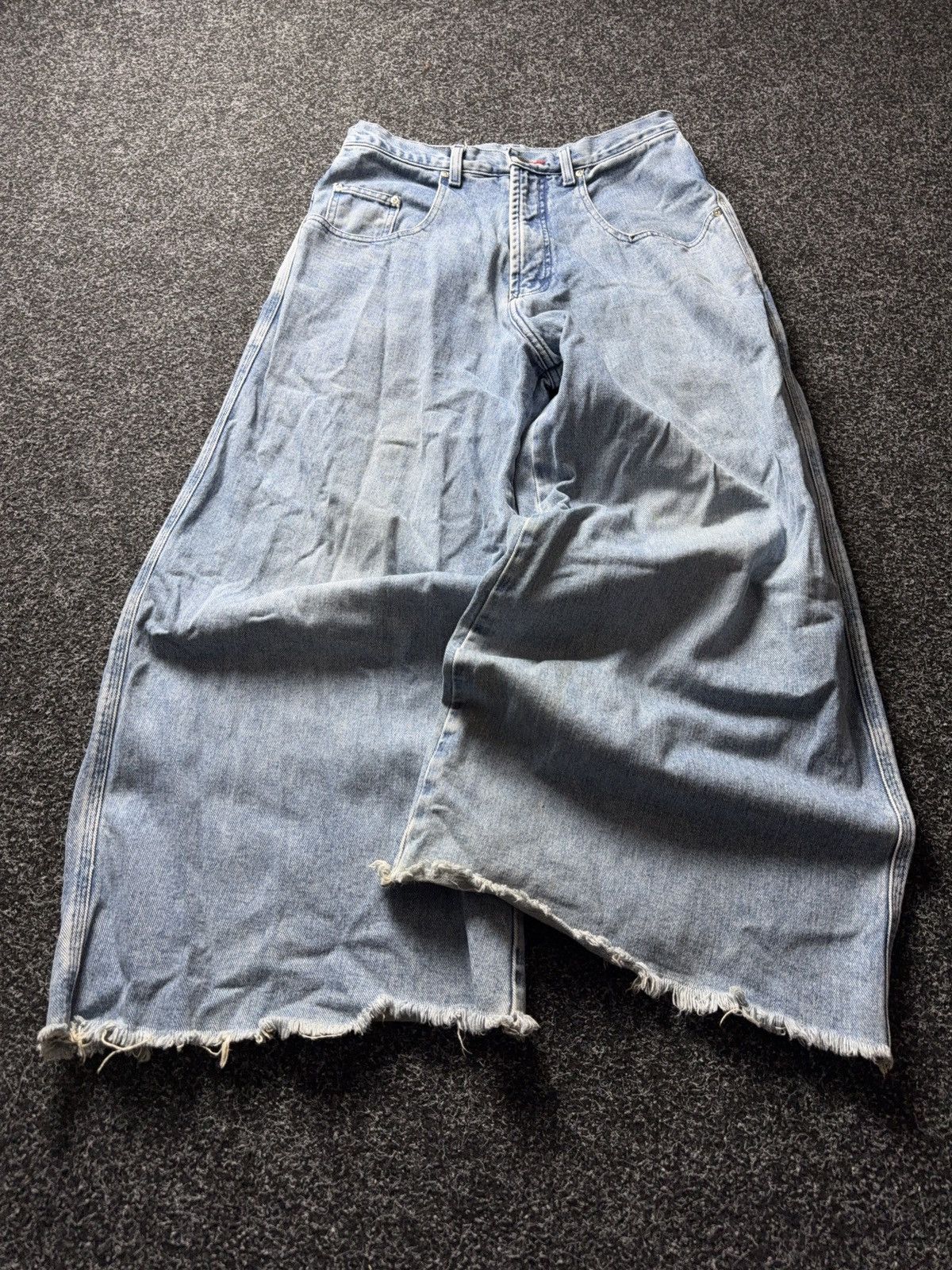 JNCO Vintage y2k ultra baggy wide leg SK8 00s JNCO Style jeans Size US 31 - 1 Thumbnail