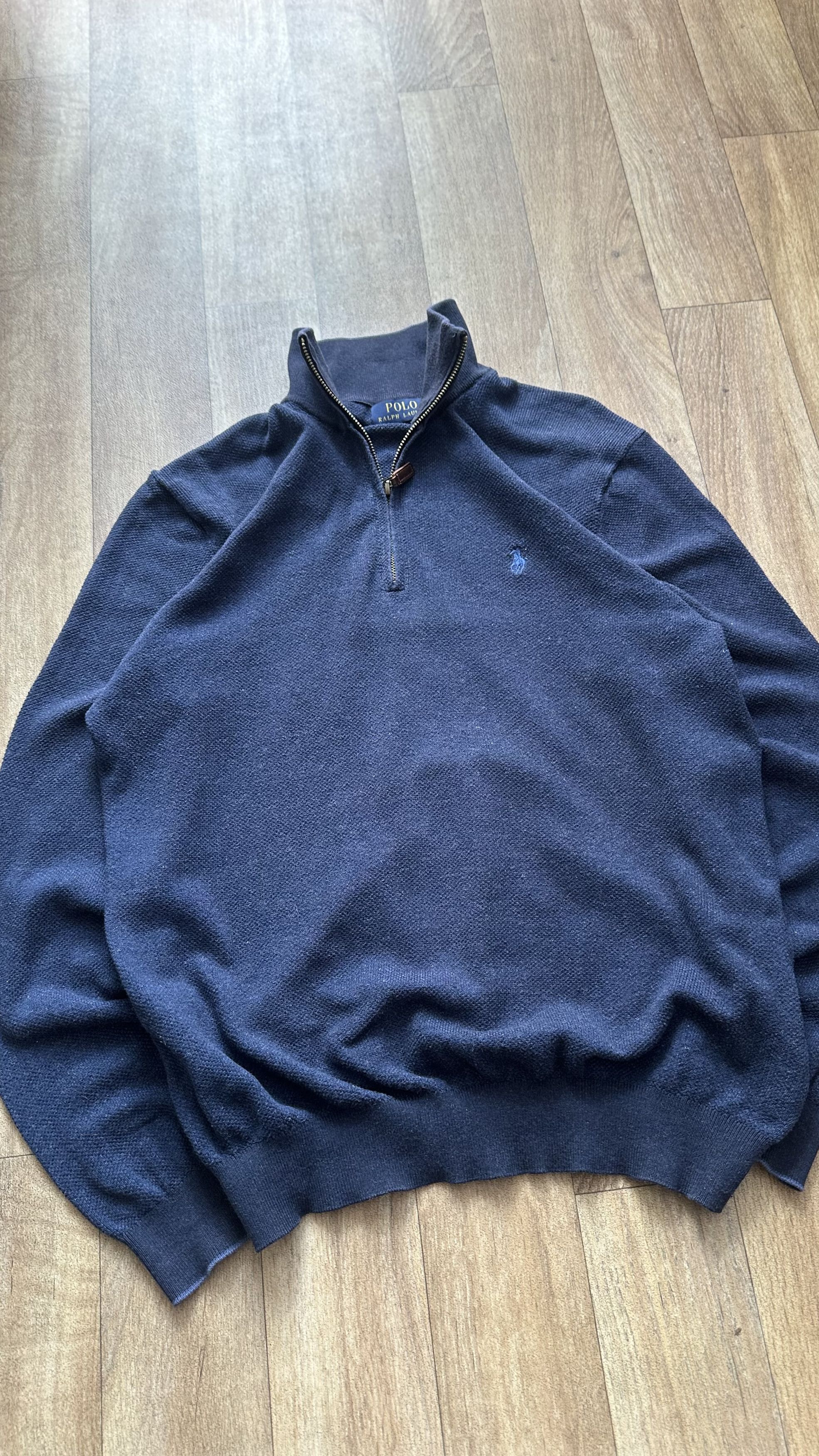 Polo Ralph Lauren × Vintage Vintage Polo Ralph Lauren 1/3 zip sweater oldmoney Size US M / EU 48-50 / 2 - 2 Thumbnail