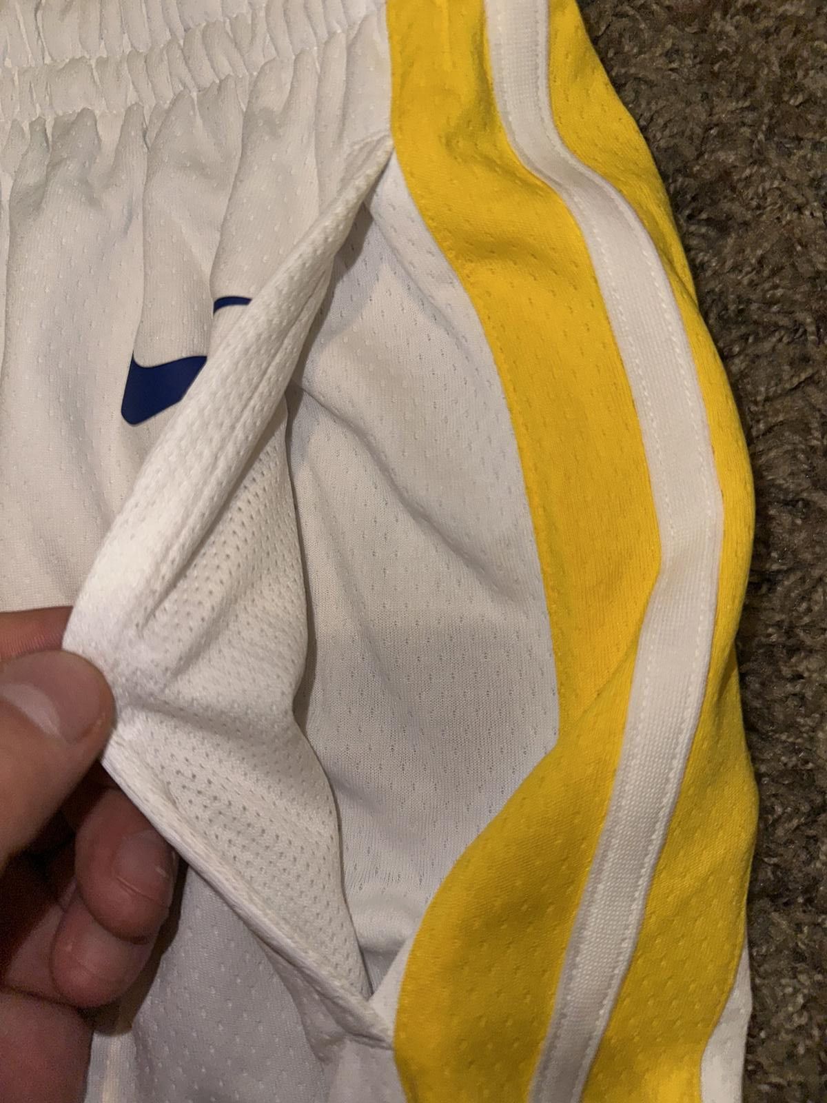 Nike Nike Men’s NBA Golden State Warriors Icon Edition Swingman Home Shorts Sample Size US 34 / EU 50 - 7 Thumbnail