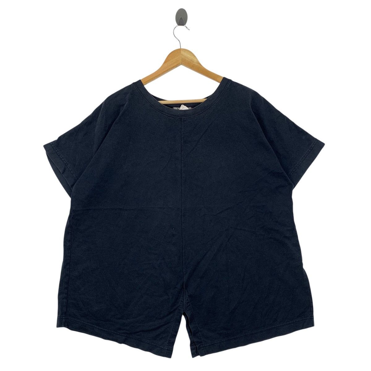 Japanese Brand BX BI:-EKS Japanese Brand Plain Oversize Baggy Shirt Size XXL / US 16-18 / IT 52-54 - 1 Thumbnail